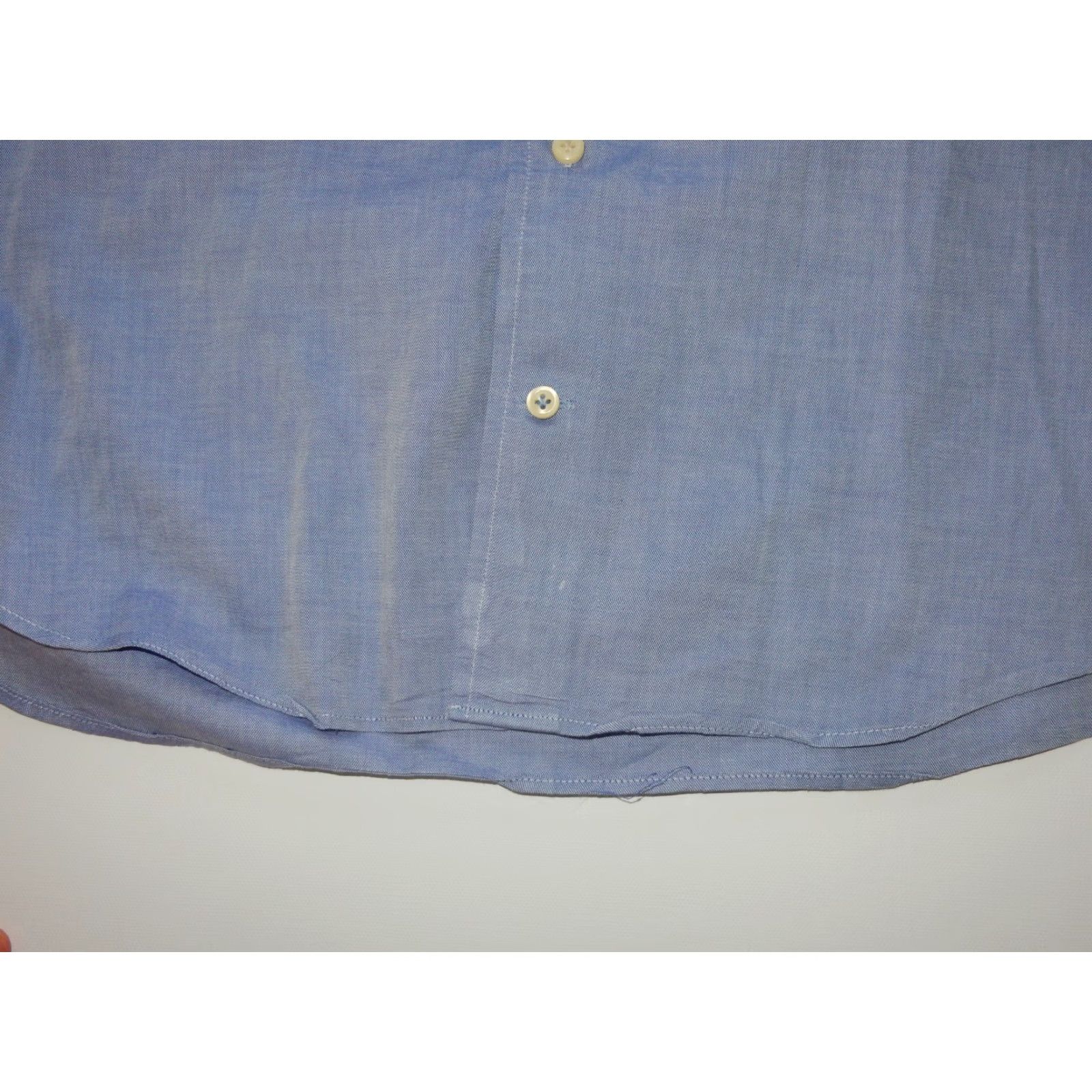 Peter Millar Peter Millar Men's Long Sleeve Button-Front Shirt L Size Blue Cotton Shirt Mens Button-Up -note: avoid extra hyphens? Size US L / EU 52-54 / 3 - 2 Thumbnail