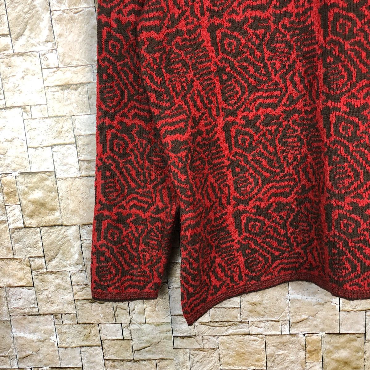 Homespun Knitwear × Japanese Brand × Vintage Celliealan vintage japan Red Knitwear #A1099 Size M / US 6-8 / IT 42-44 - 7 Thumbnail