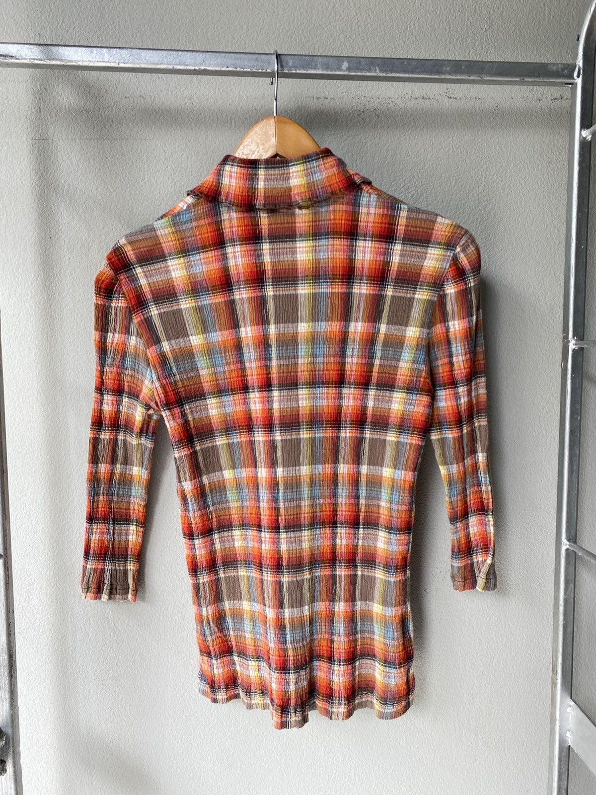 Tsumori Chisato TSUMORI CHISATO Vibrant Orange Statement Shirt. Size XS / US 0-2 / IT 36-38 - 2 Thumbnail