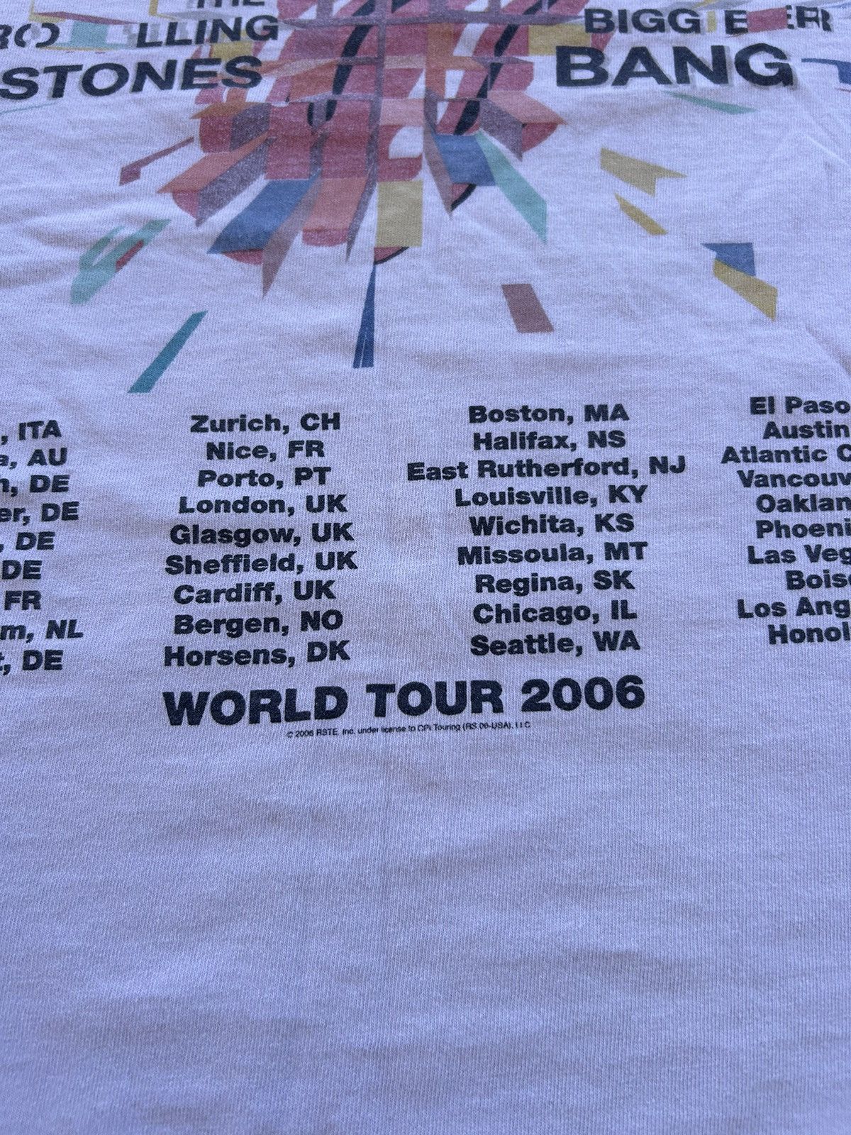 The Rolling Stones × Vintage Y2K Rolling Stones TRIPPY Graphic Tour T Shirt Size US S / EU 44-46 / 1 - 6 Thumbnail