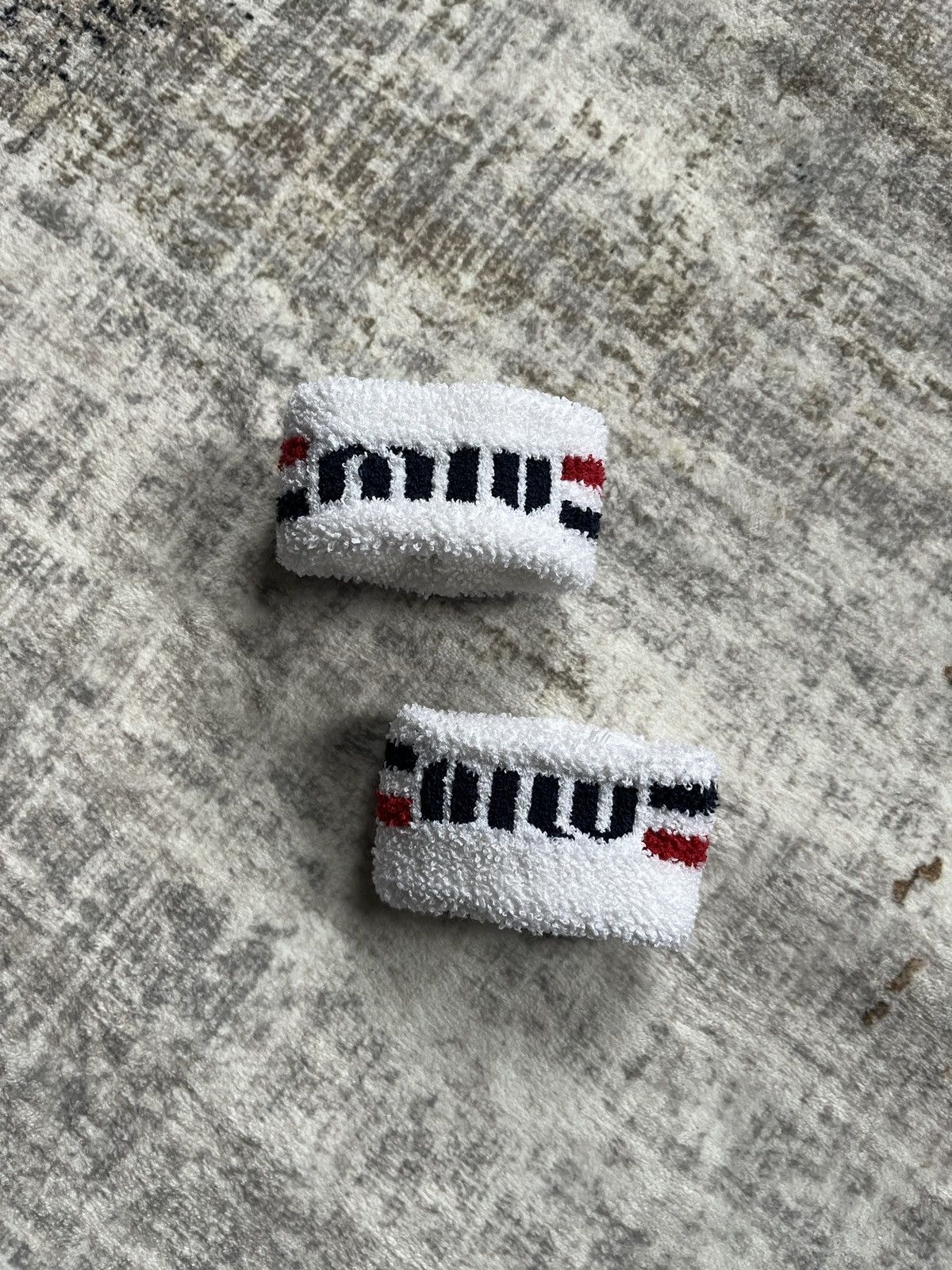 Miu Miu Miu Miu Terry Cloth Wristbands (unisex) Size ONE SIZE - 4 Thumbnail