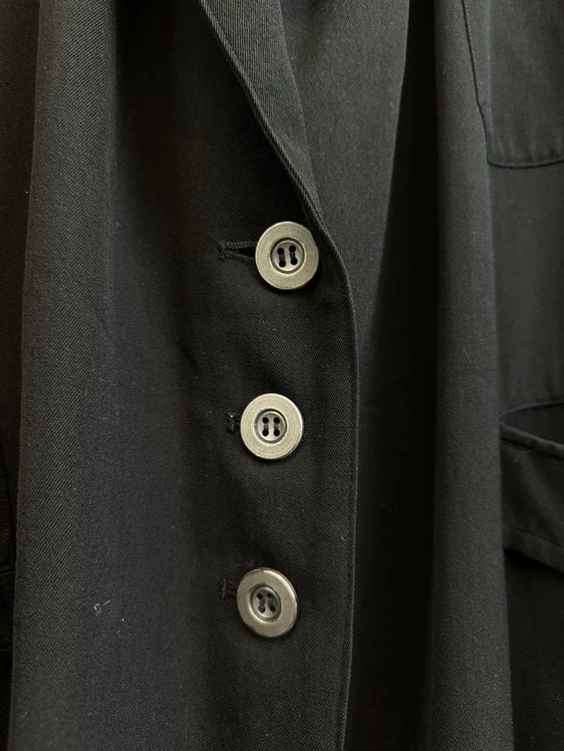 Yohji Yamamoto yohji yamamoto size os Pure metal silver buckle coat 2502- Size US M / EU 48-50 / 2 - 3 Thumbnail