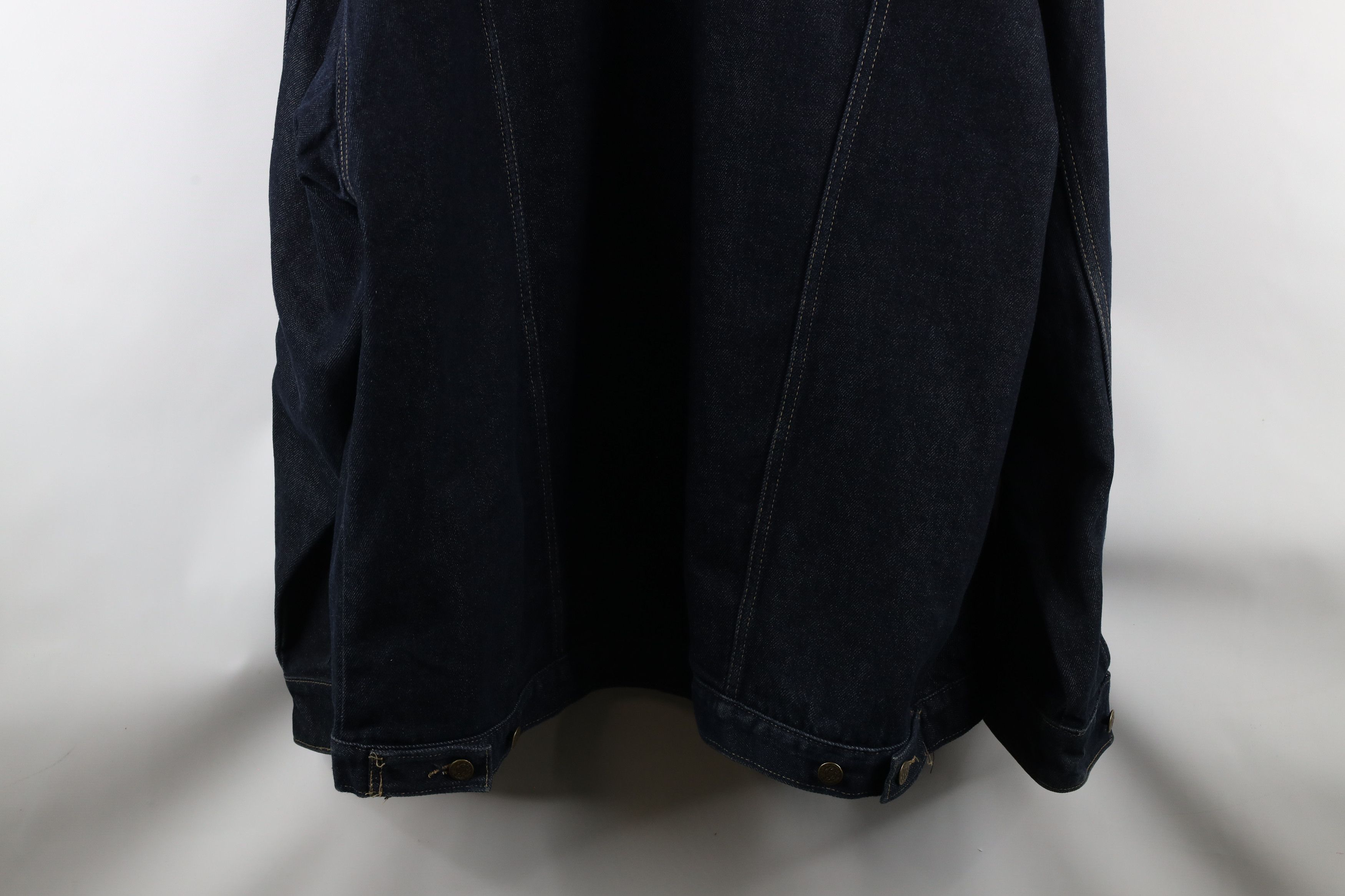 Vintage Vintage 90s Streetwear Hip Hop Denim Jean Trucker Jacket Size US XXL / EU 58 / 5 - 17 Thumbnail
