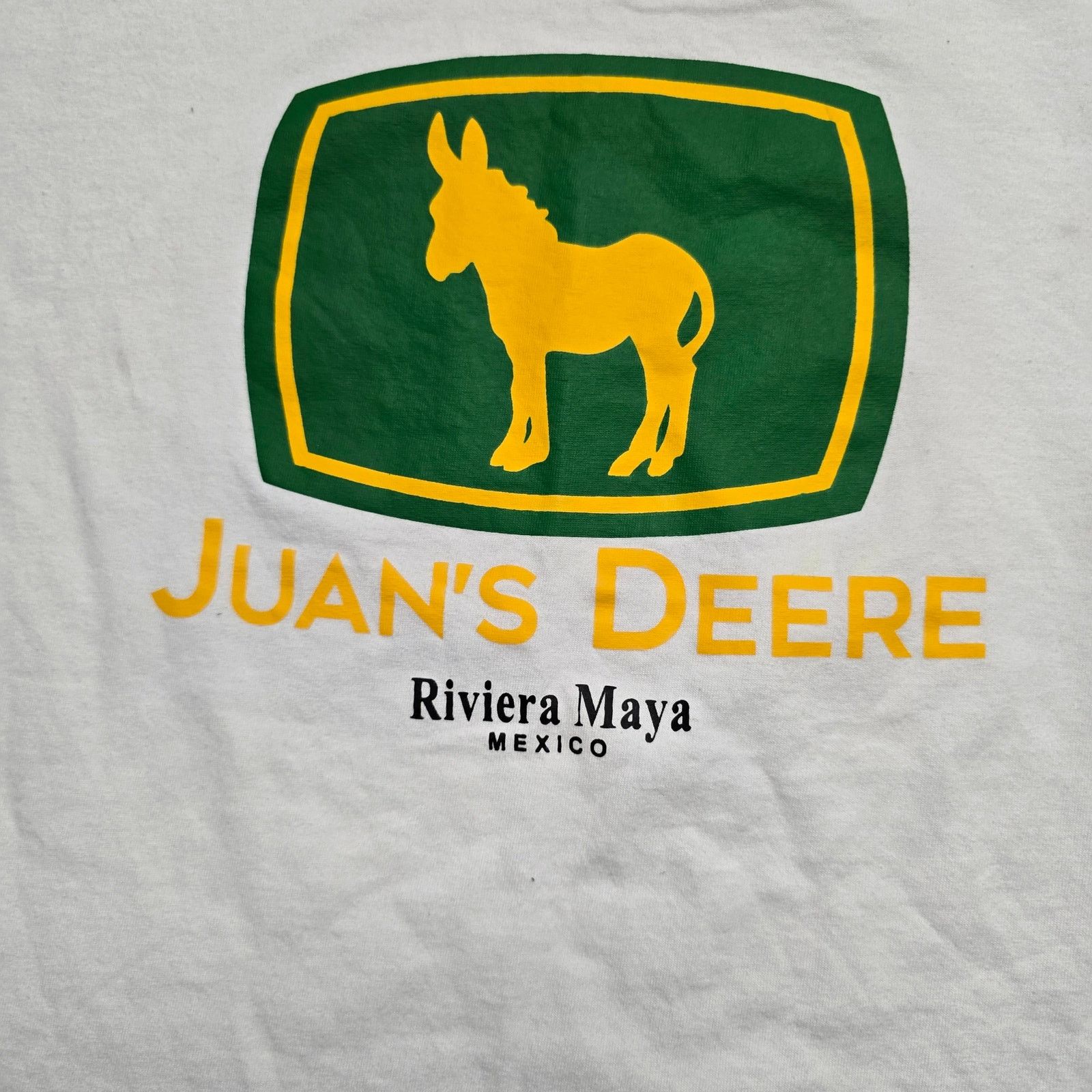 Vintage Vintage John Deere Parody Juan Deere Riviera Maya Mexico Tee Size US M / EU 48-50 / 2 - 2 Thumbnail