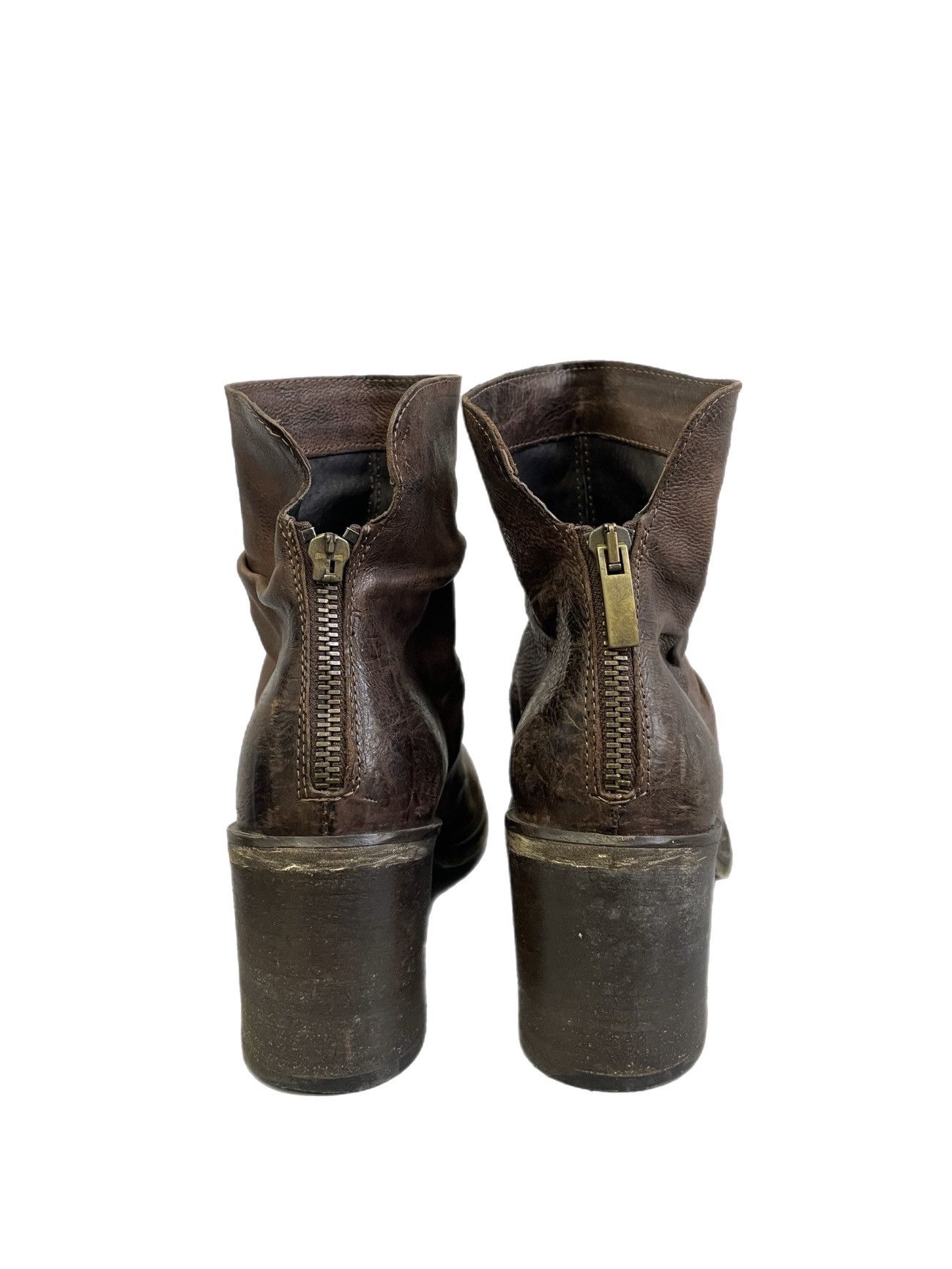 A.S.98 A.S. 98 style heel brown leather punk avant garde y2k Size US 6 / IT 36 - 6 Thumbnail