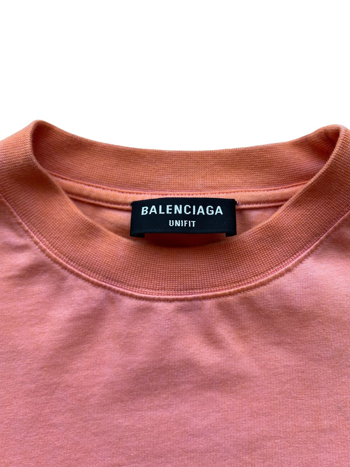 Balenciaga Balenciaga Oversized Washed Pink T-Shirt Sample 1/1 Size US S / EU 44-46 / 1 - 2 Thumbnail