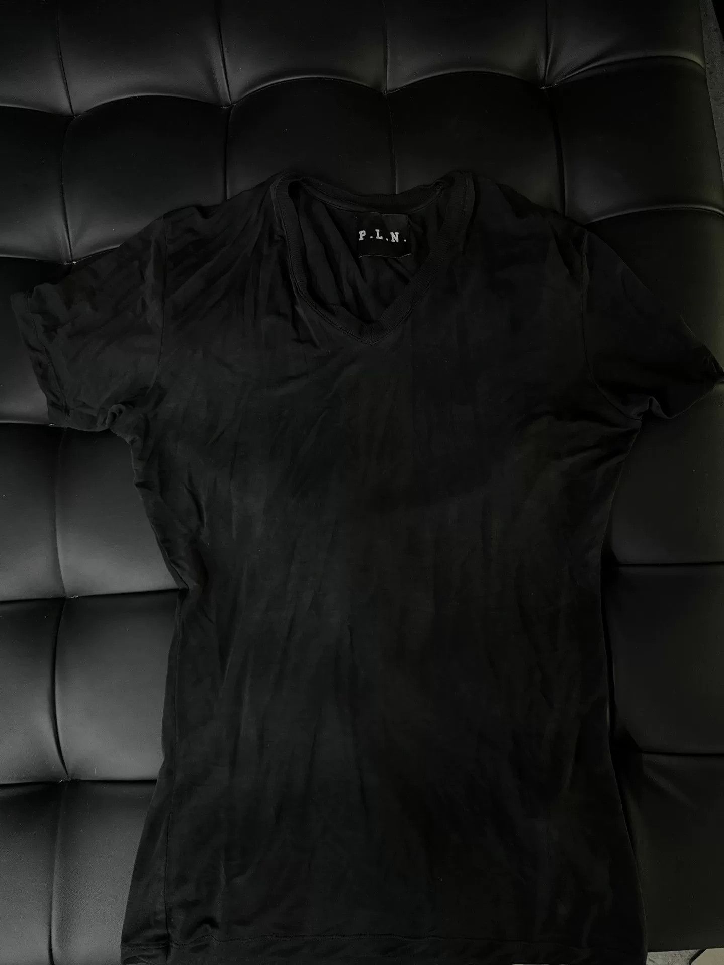 P.L.N. P.L.N. Tight Hooded T-shirt in Black Size US L / EU 52-54 / 3 - 1 Thumbnail