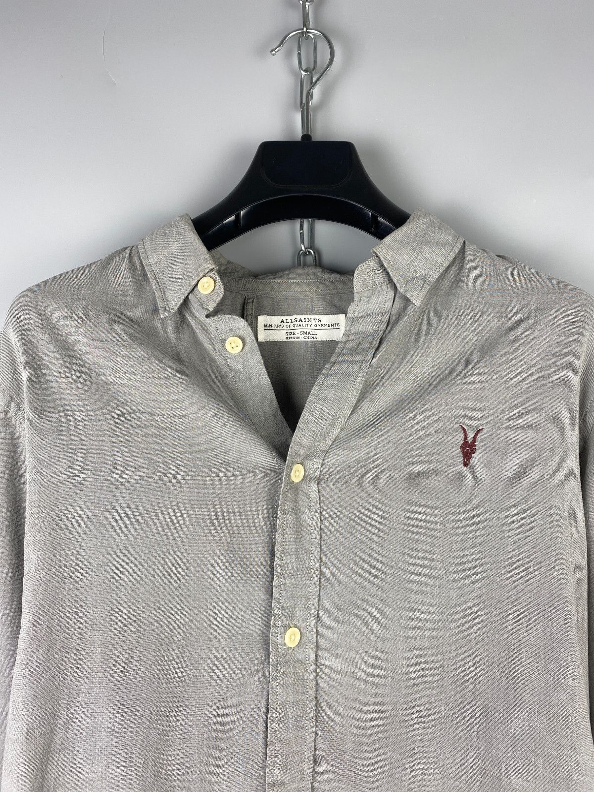 Allsaints AllSaints Mens Long Sleeve Redondo LS Shirt Size US S / EU 44-46 / 1 - 3 Thumbnail