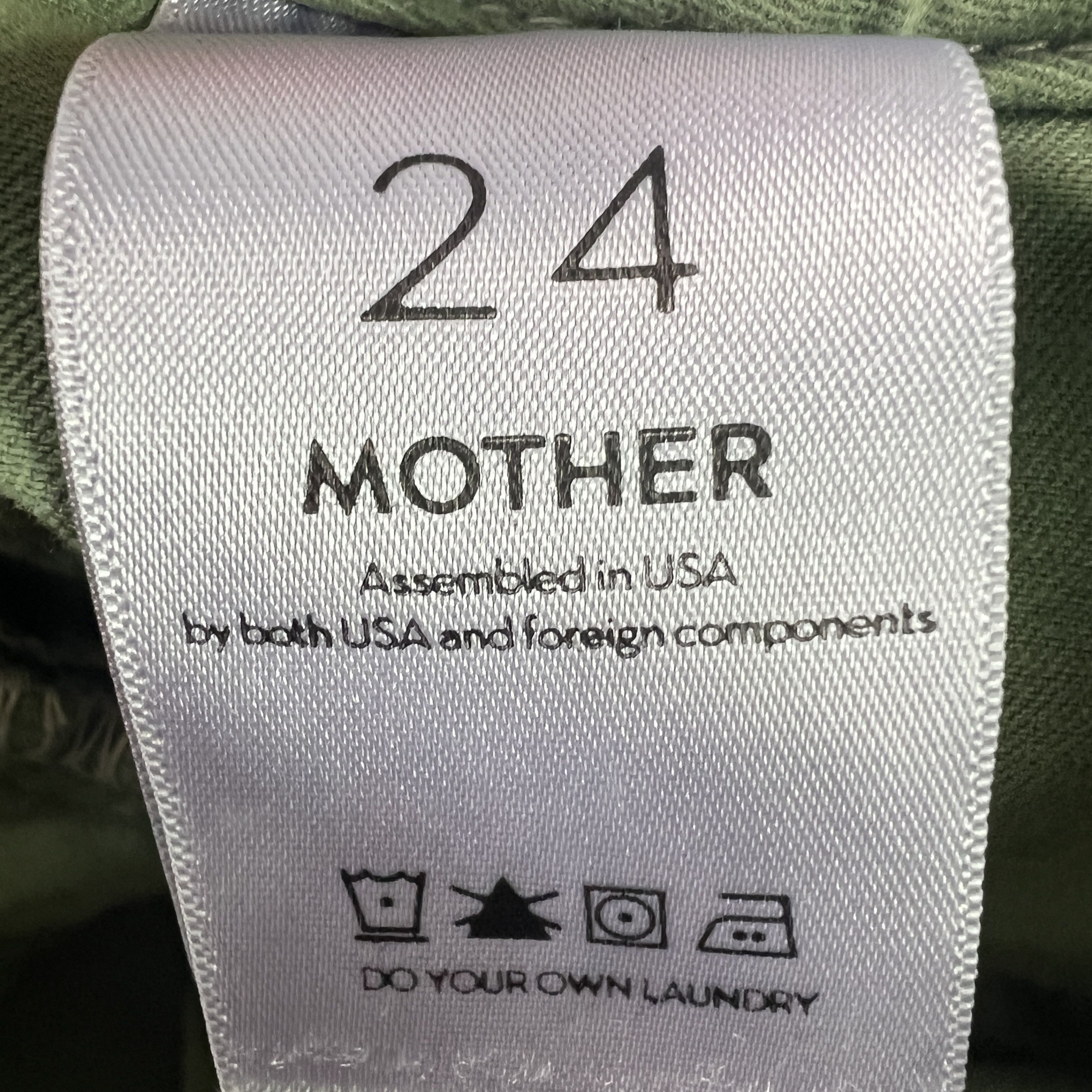 MOTHER Mother Pants Women High Rise Private Patch Pocket Ankle Fray Size 24" / US 00 / IT 34 - 9 Thumbnail