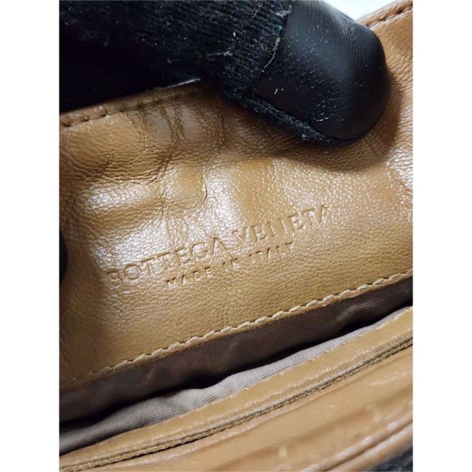 Bottega Veneta Authentic Bottega Veneta Intrecciato Messenger Bag Beige Size ONE SIZE - 2 Thumbnail