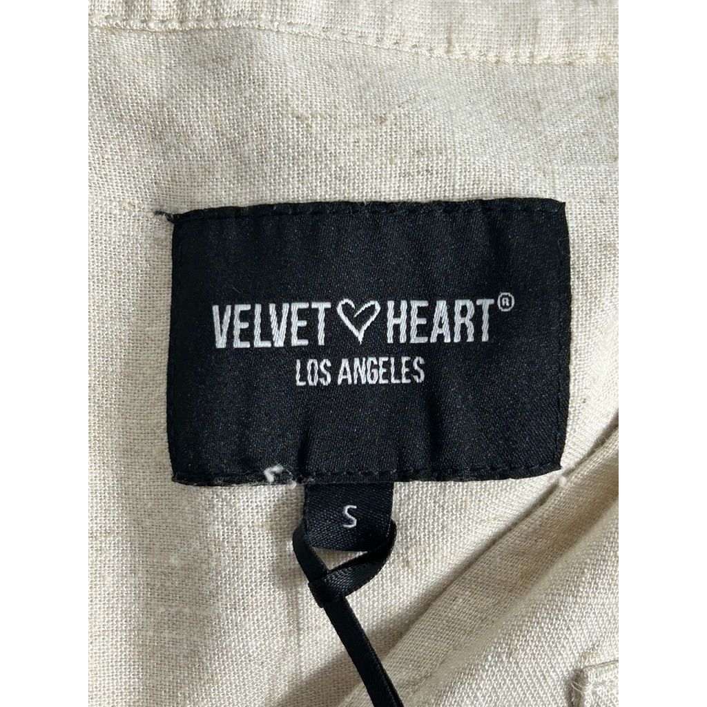 Other Velvet Heart Greyson Lightweight Jumpsuit in Wheat - Sz S - Size 27" / US 4 / IT 40 - 6 Thumbnail