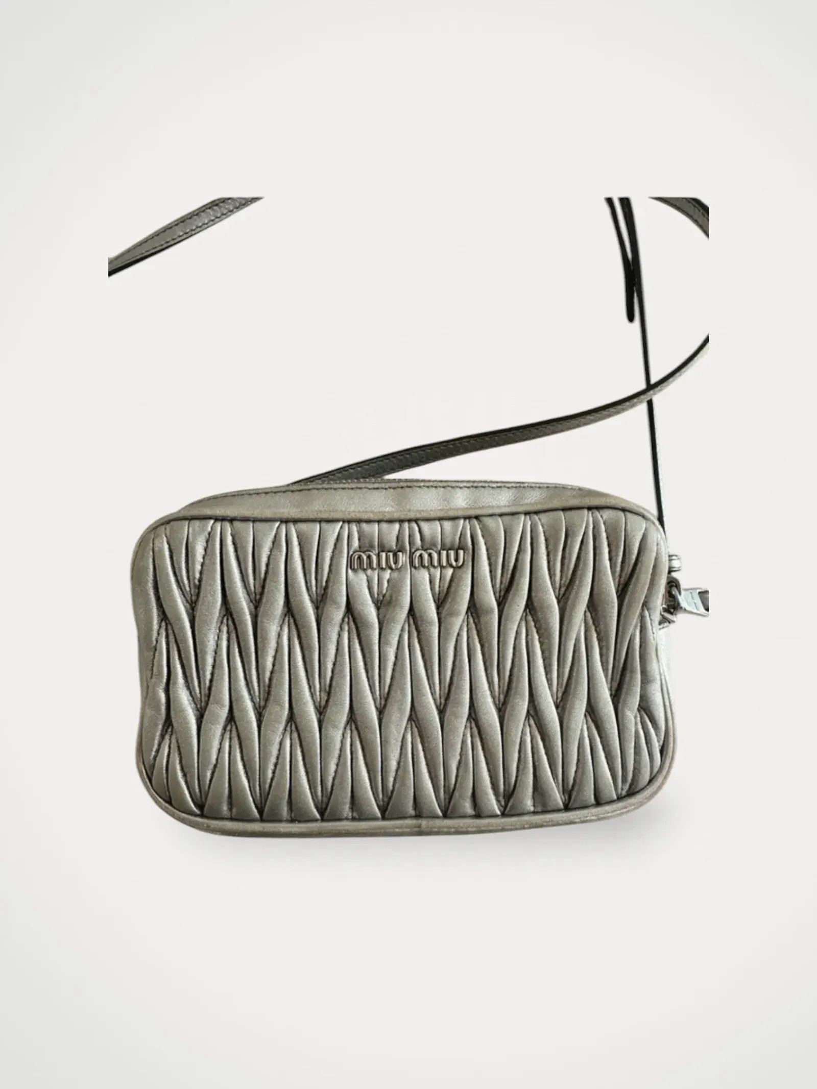Miu Miu Crossbody Bag in Silver, Women's