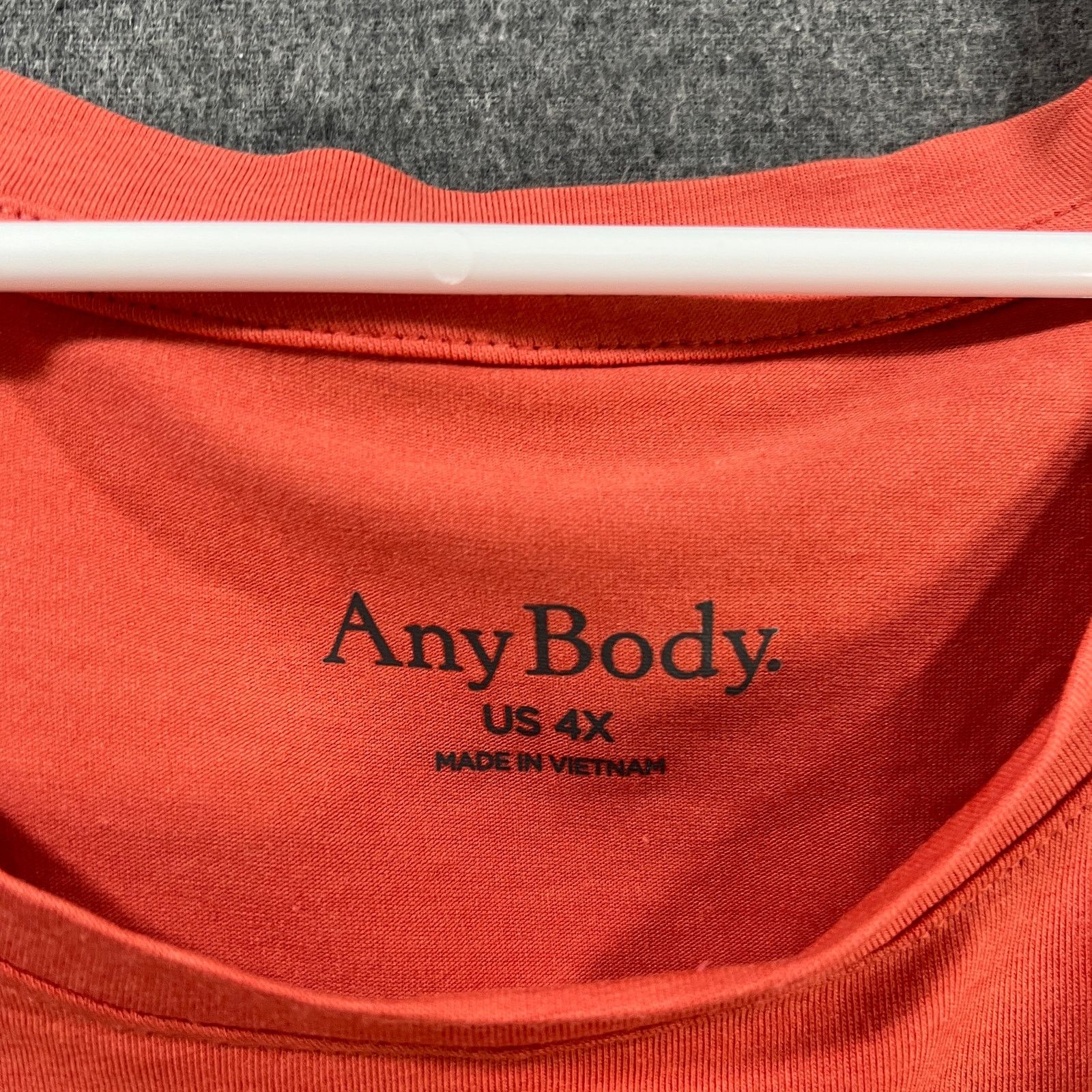 Other AnyBody Cozy Knit Jersey Tank Dress Burnt Sienna Size 4X Size 4XL / US 24-26 - 3 Thumbnail