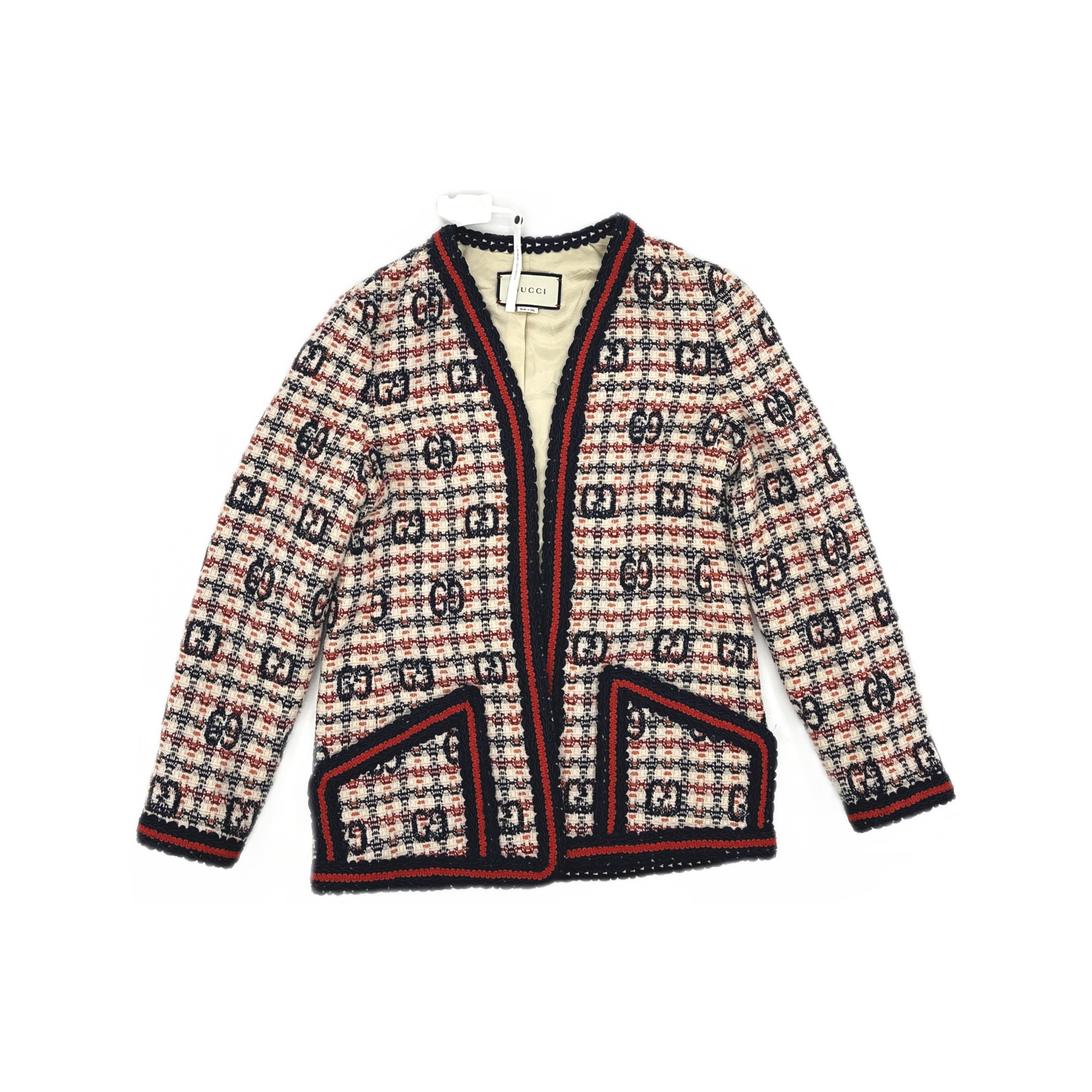 Gucci Gucci GG Tweed Pattern Jacket Size 40 Size S / US 4 / IT 40 - 1 Thumbnail
