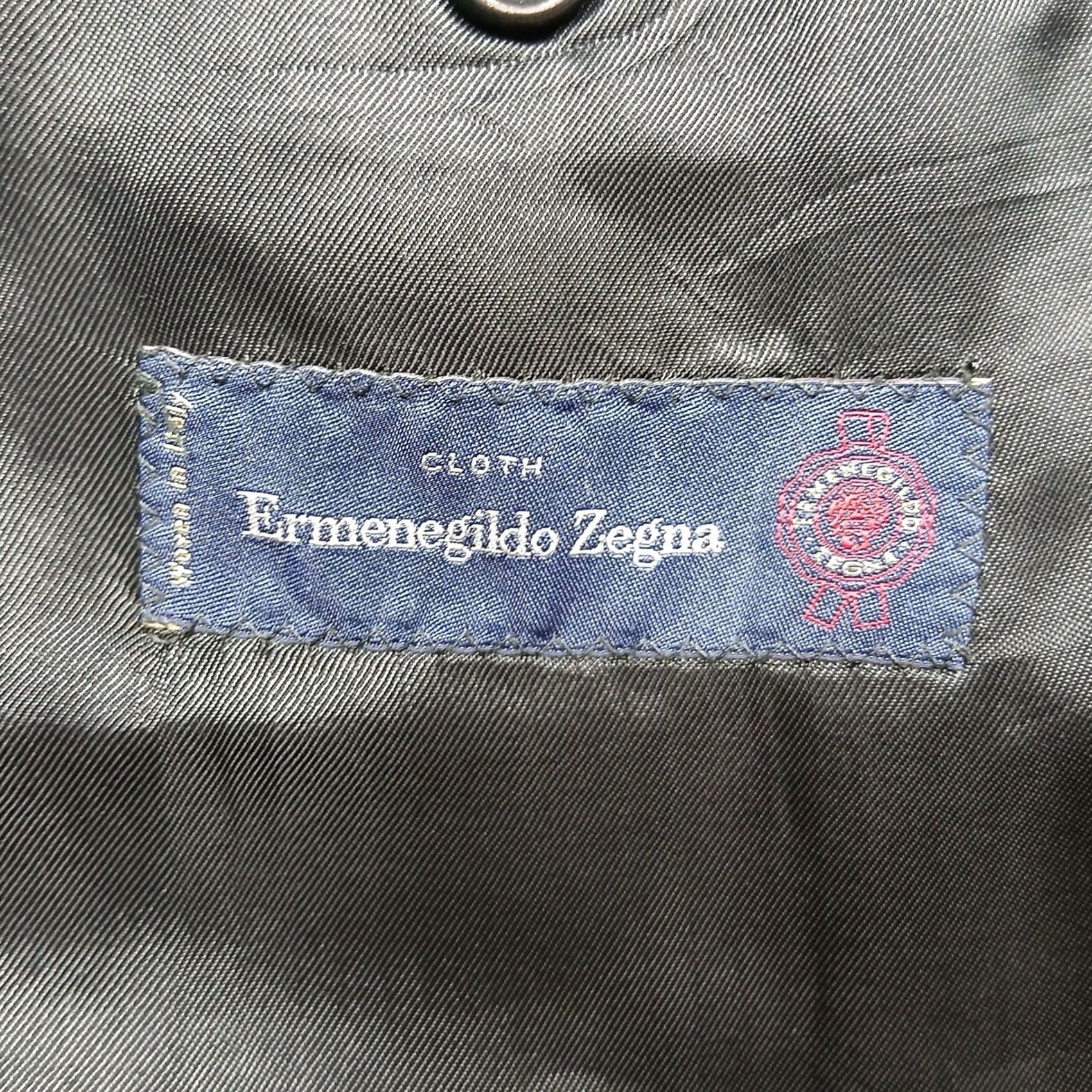 Ermenegildo Zegna Saks Fifth Avenue Classic Fit Gray Wool Blend Zegna Cloth Blazer Men's 46R Size 46R - 5 Thumbnail