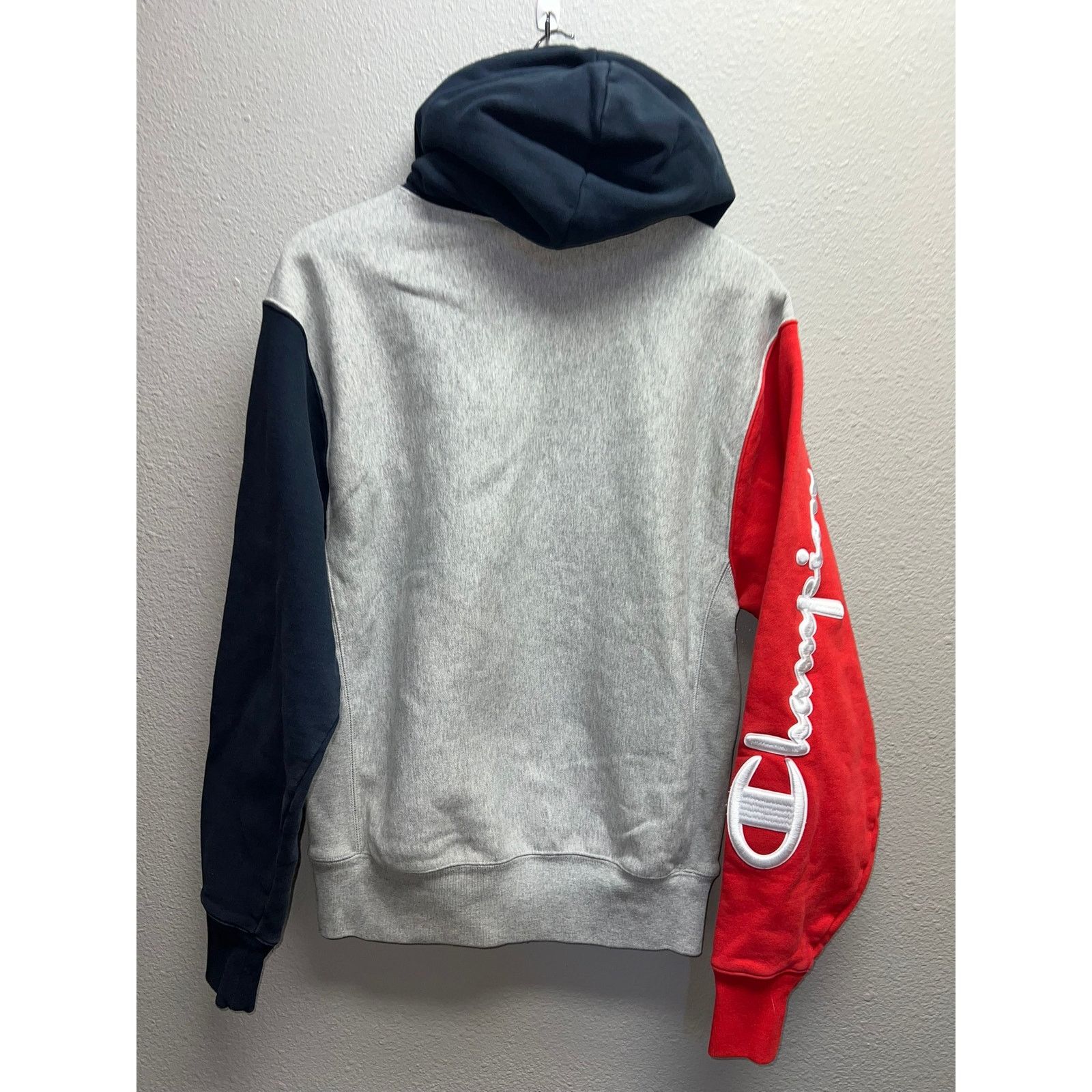 Vintage Champion Reverse Weave Hoodie Gray Blue Missing Logo M Size US M / EU 48-50 / 2 - 8 Thumbnail