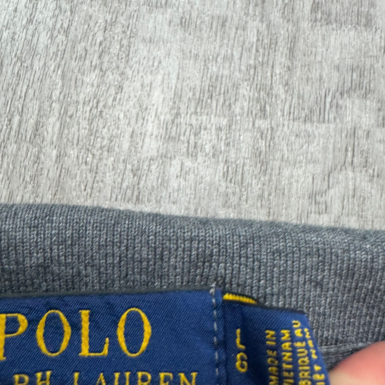 Polo Ralph Lauren Ralph Lauren Classic Fit Polo Shirt Men's Large Gray Preppy Size US L / EU 52-54 / 3 - 5 Thumbnail