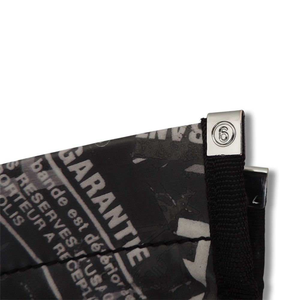 Designer × Maison Margiela Maison Margiela MM6 'Fragile' Printed PVC Shopper Bag Size ONE SIZE - 4 Thumbnail