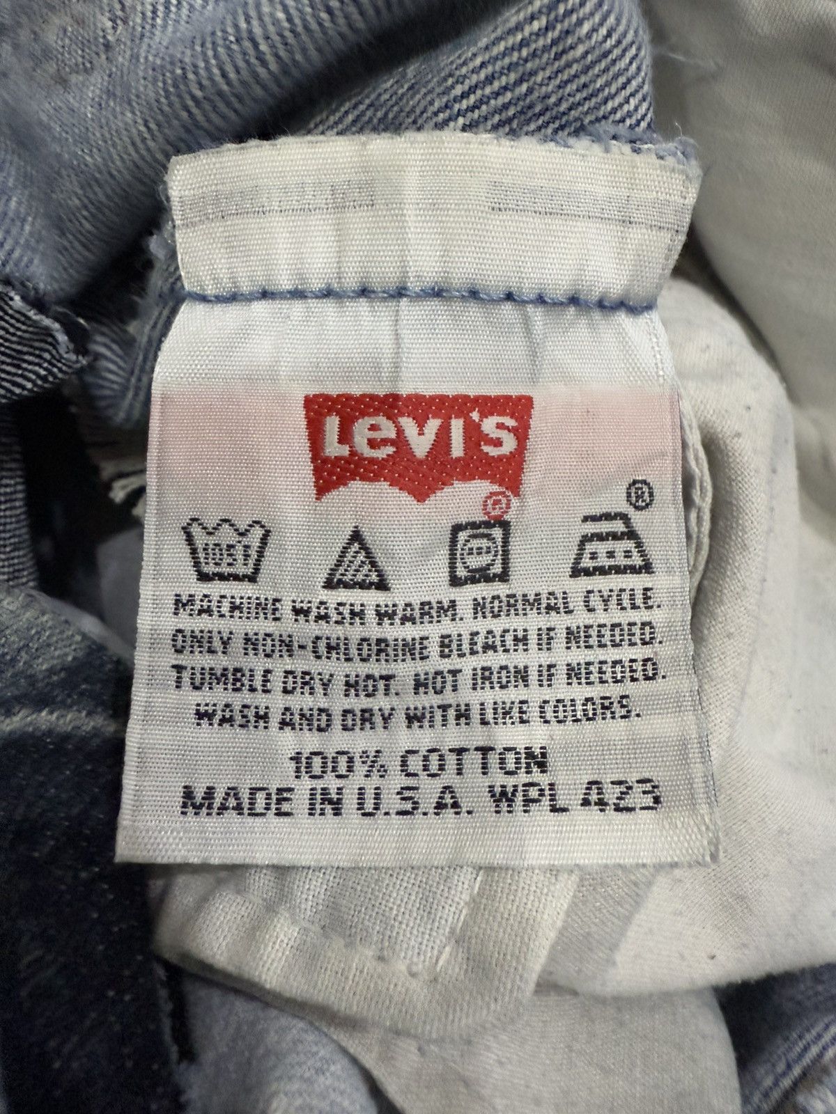 Levi's VINTAGE 90s LEVI’S 501 DISTRESSED JEANS Size US 30 / EU 46 - 11 Thumbnail