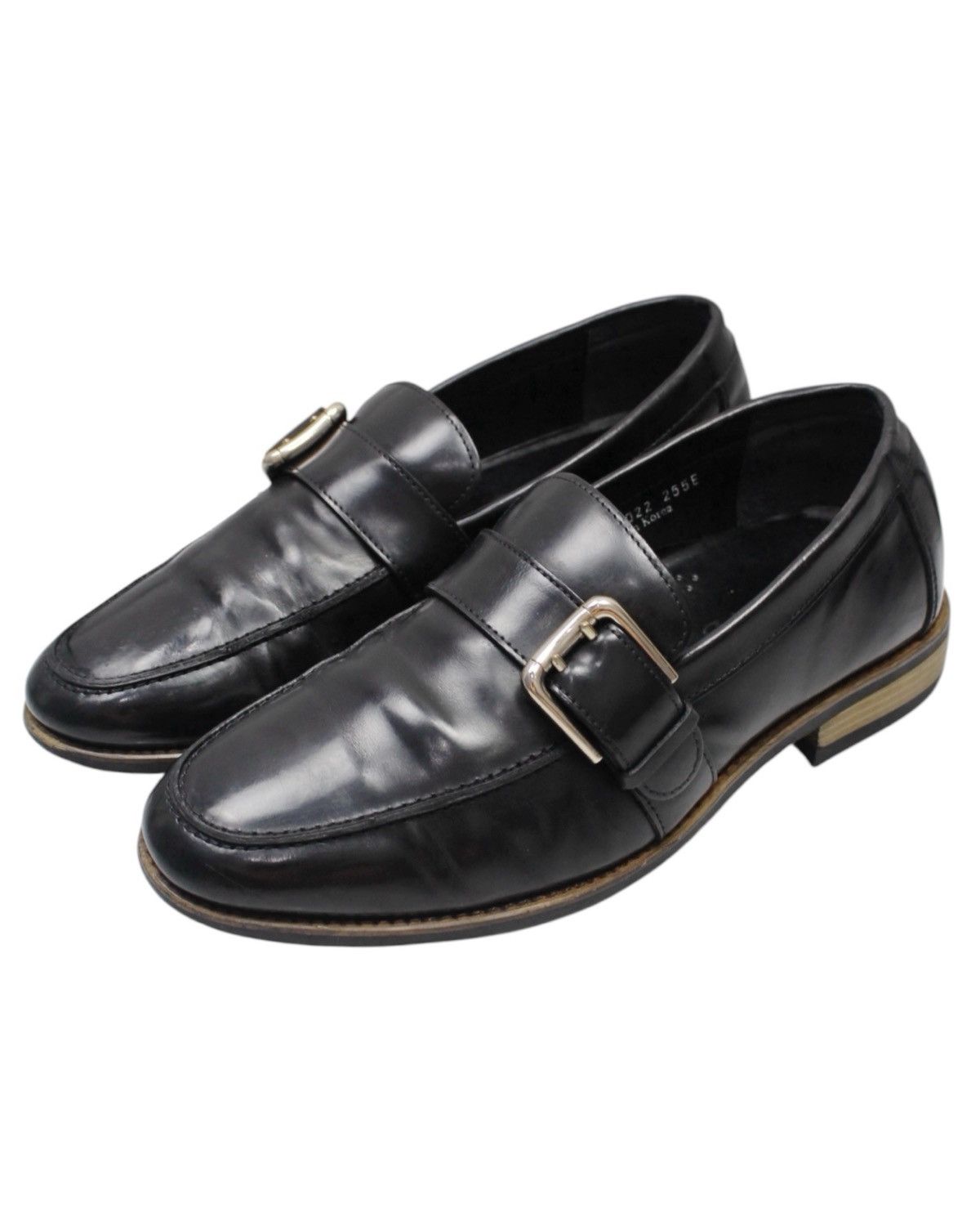 Vintage 2010S TANDY BLACK BUCKLE LOAFERS Size US 7.5 / EU 40-41 - 5 Thumbnail