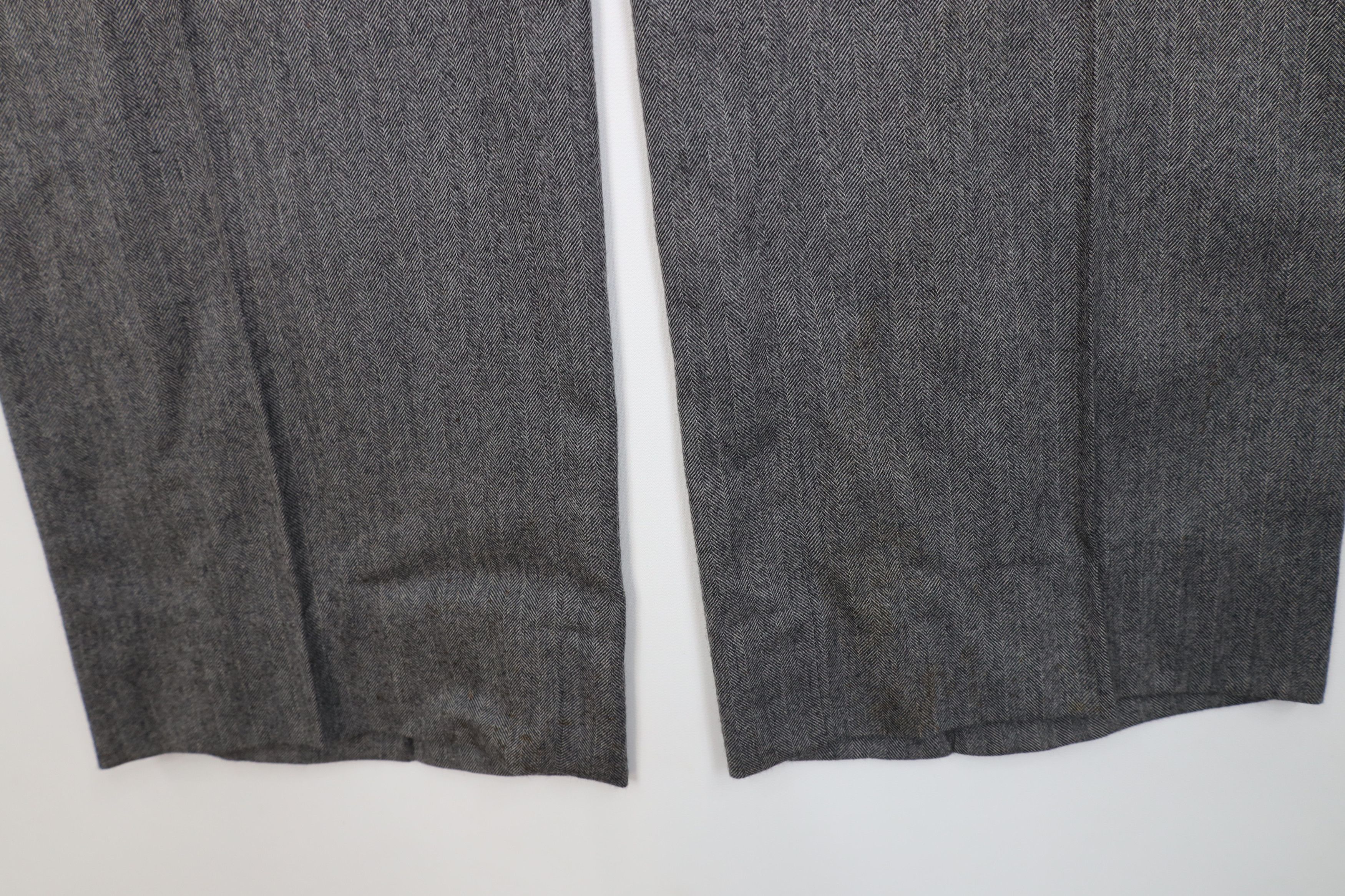 Vintage Vintage 60s 70s Streetwear Wool Wide Leg Chino Pants USA Size US 36 / EU 52 - 5 Thumbnail