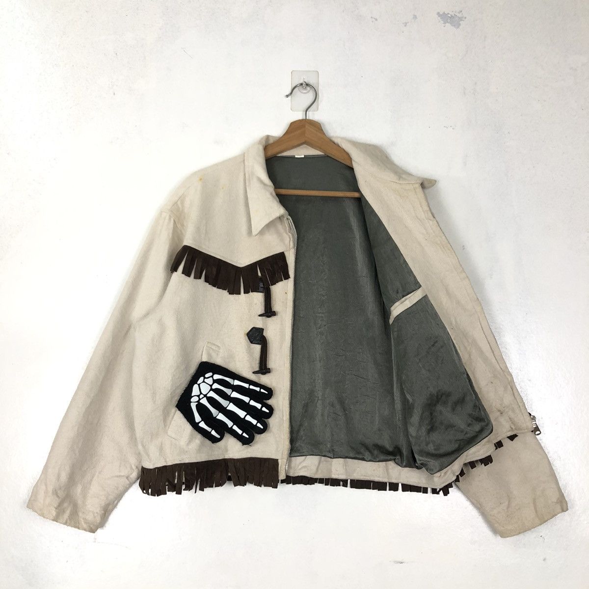 Japanese Brand 🔥VINTAGE BOMBER JACKET DESIGN COWBOY RIOT RIOT STYLE Size US M / EU 48-50 / 2 - 8 Thumbnail