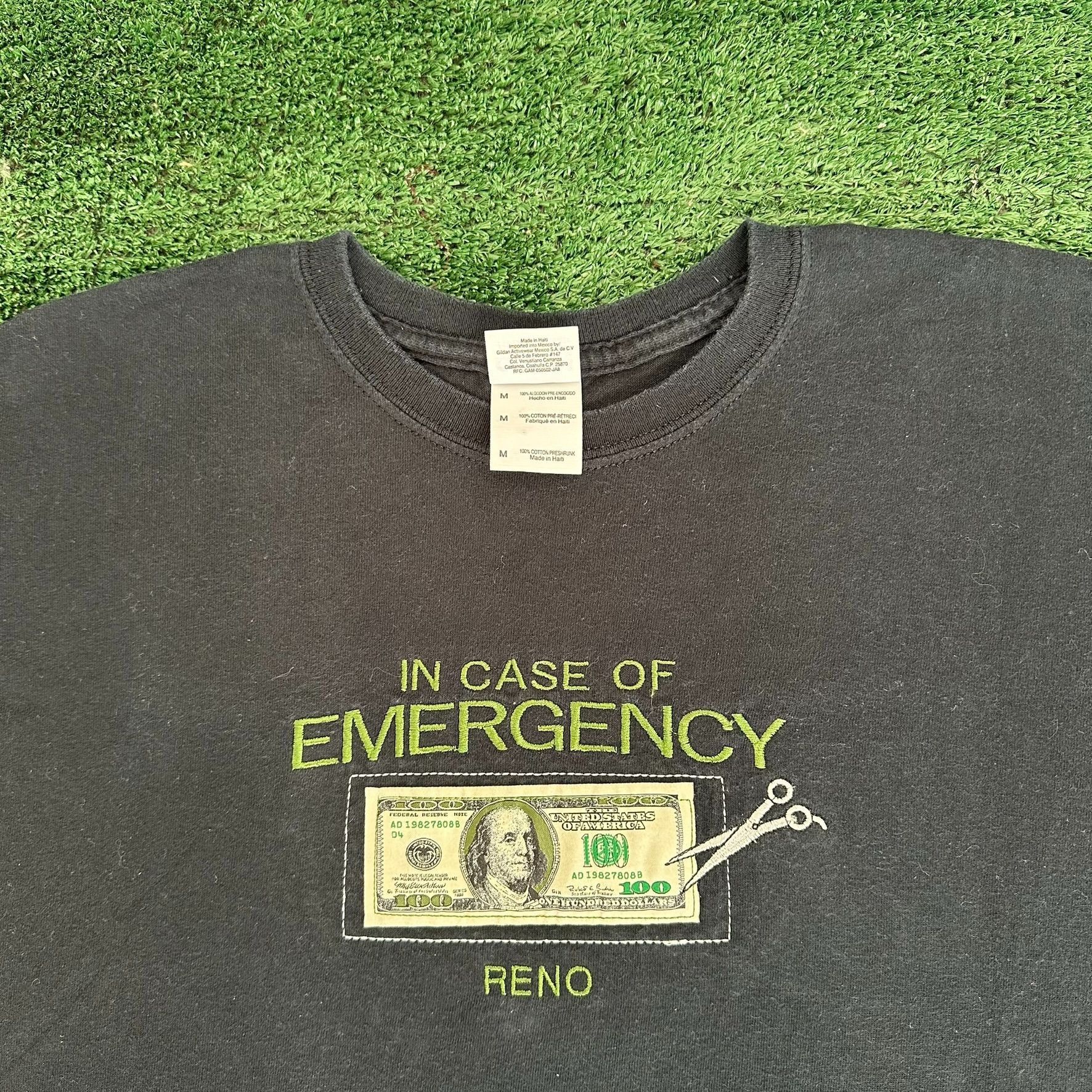 Vintage Vintage Y2K Emergency Money Reno Nevada T-Shirt Kitsch Casin Size US M / EU 48-50 / 2 - 2 Thumbnail
