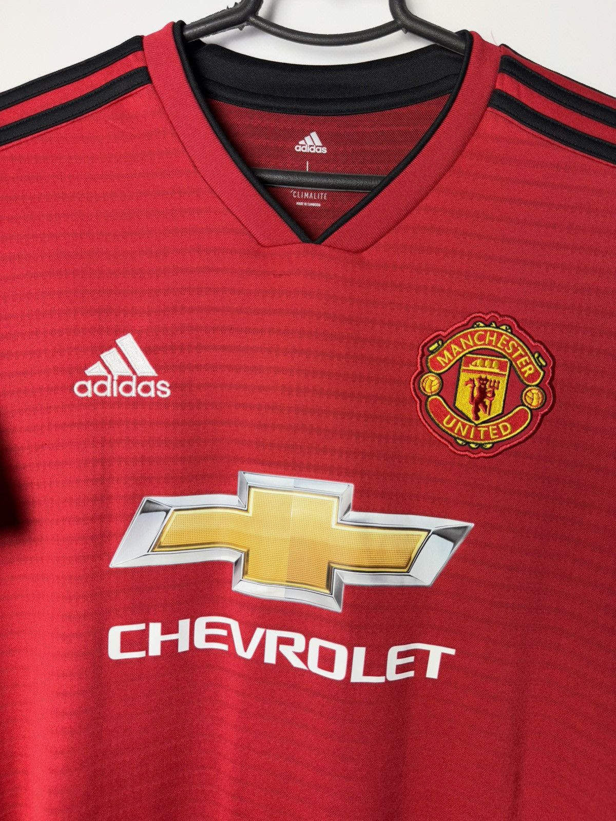 Adidas Manchester United 2018 2019 Home Shirt Adidas #9 Martial Size US L / EU 52-54 / 3 - 3 Thumbnail