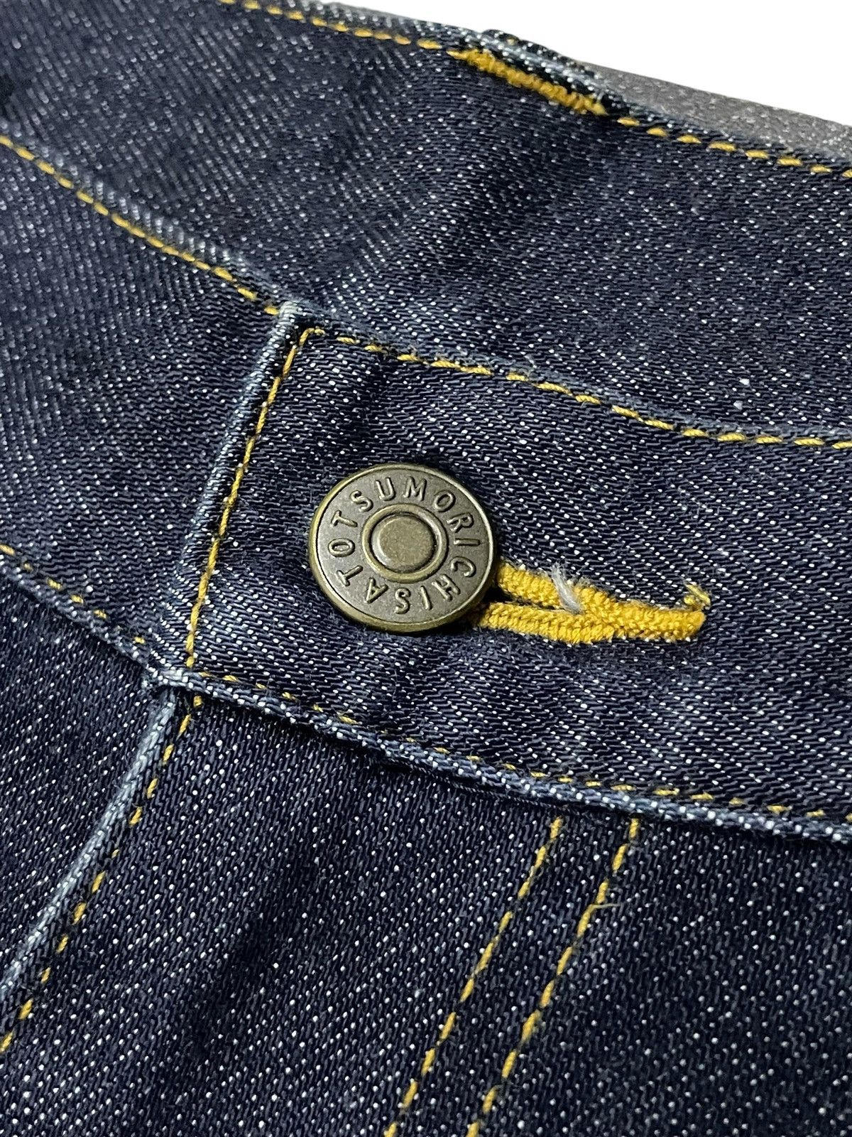 Issey Miyake × Japanese Brand × Tsumori Chisato Issey Miyale Tsumori Chisato Peneled Crotch Raw Jeans Size US 30 / EU 46 - 12 Thumbnail