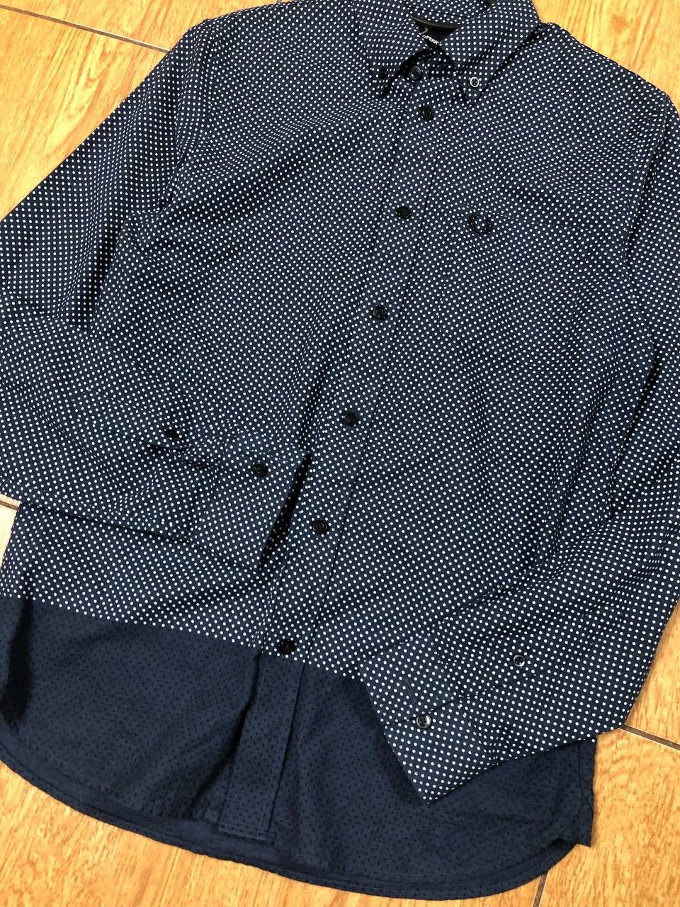 Fred Perry × Vintage Long Sleeve Button Down Shirt Stiped Collared Size US S / EU 44-46 / 1 - 8 Thumbnail