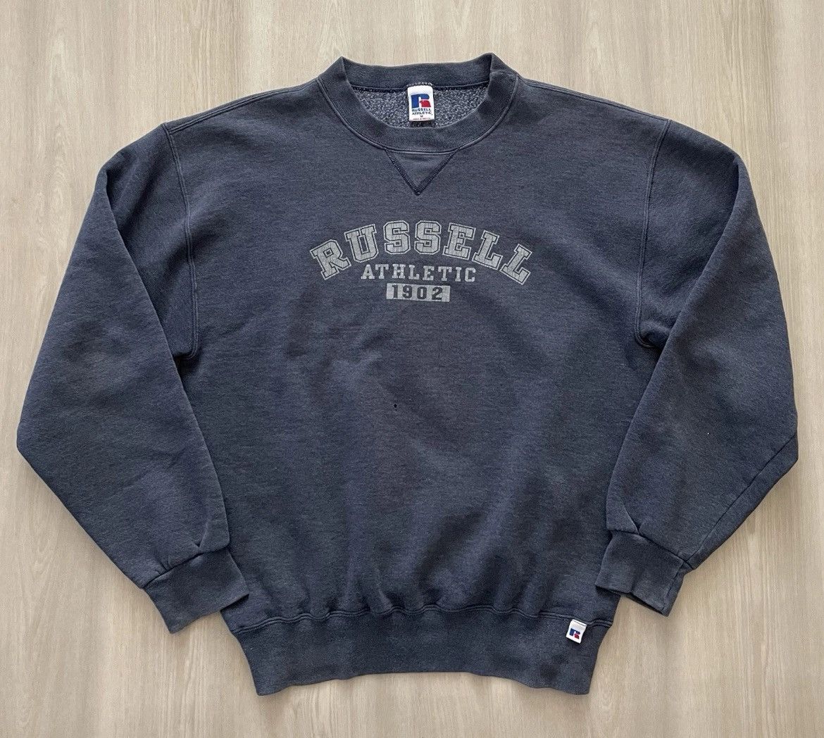 Russell Athletic Vintage 90s Russell Athletic Spellout Crewneck Sweater sz M Size US M / EU 48-50 / 2 - 3 Thumbnail