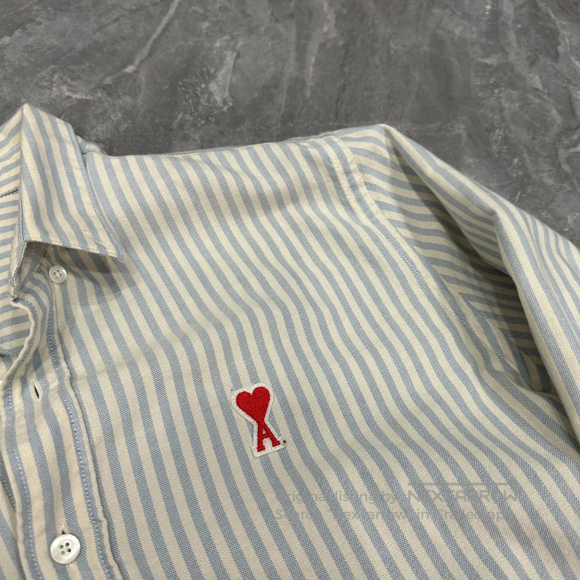 AMI AMI Long Sleeve Heart Embroidery Shirt. Size US XS / EU 42 / 0 - 2 Thumbnail