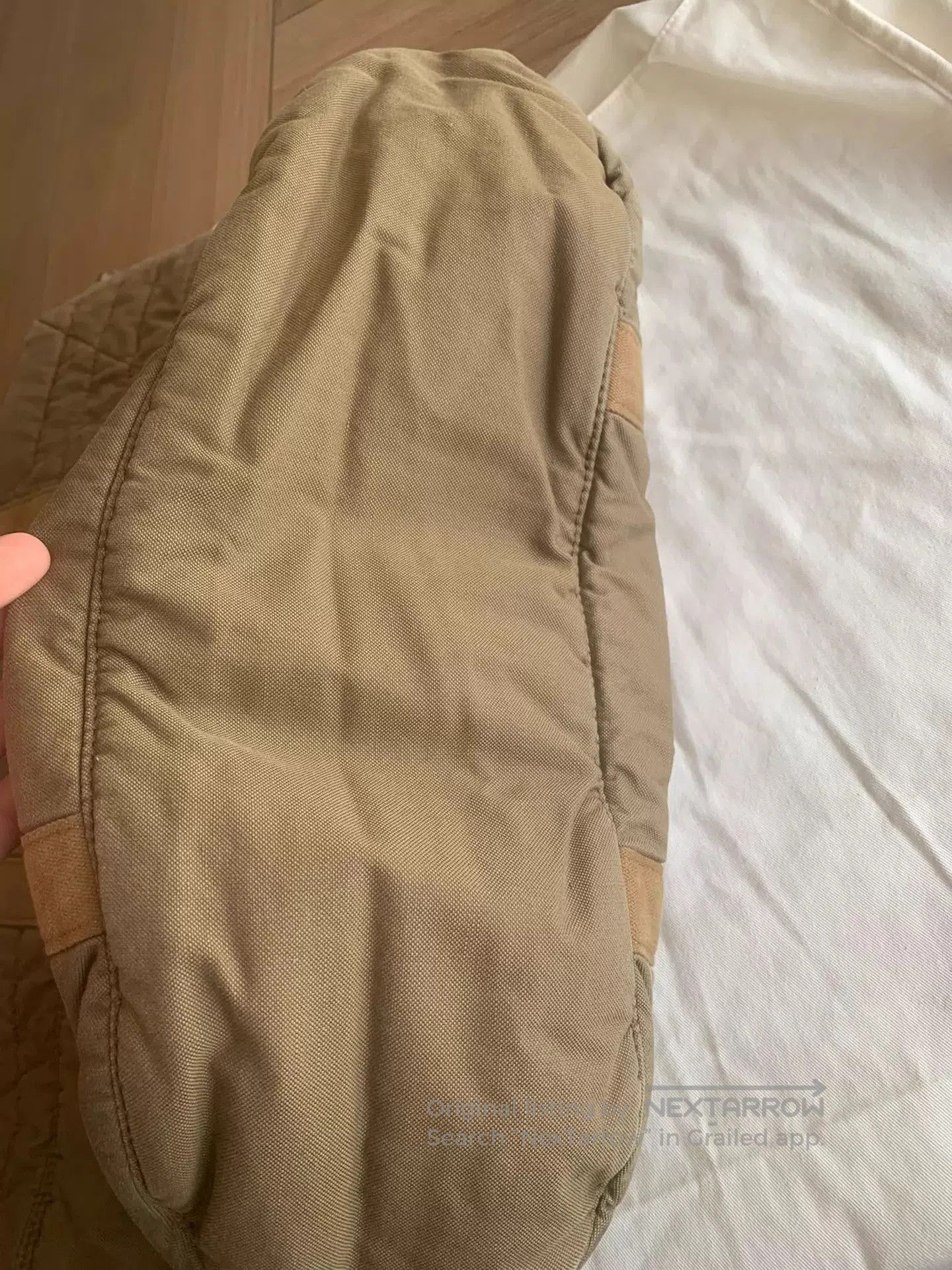 Visvim Beige Quilted Tote Bag with Structured Straps. Size ONE SIZE - 8 Thumbnail