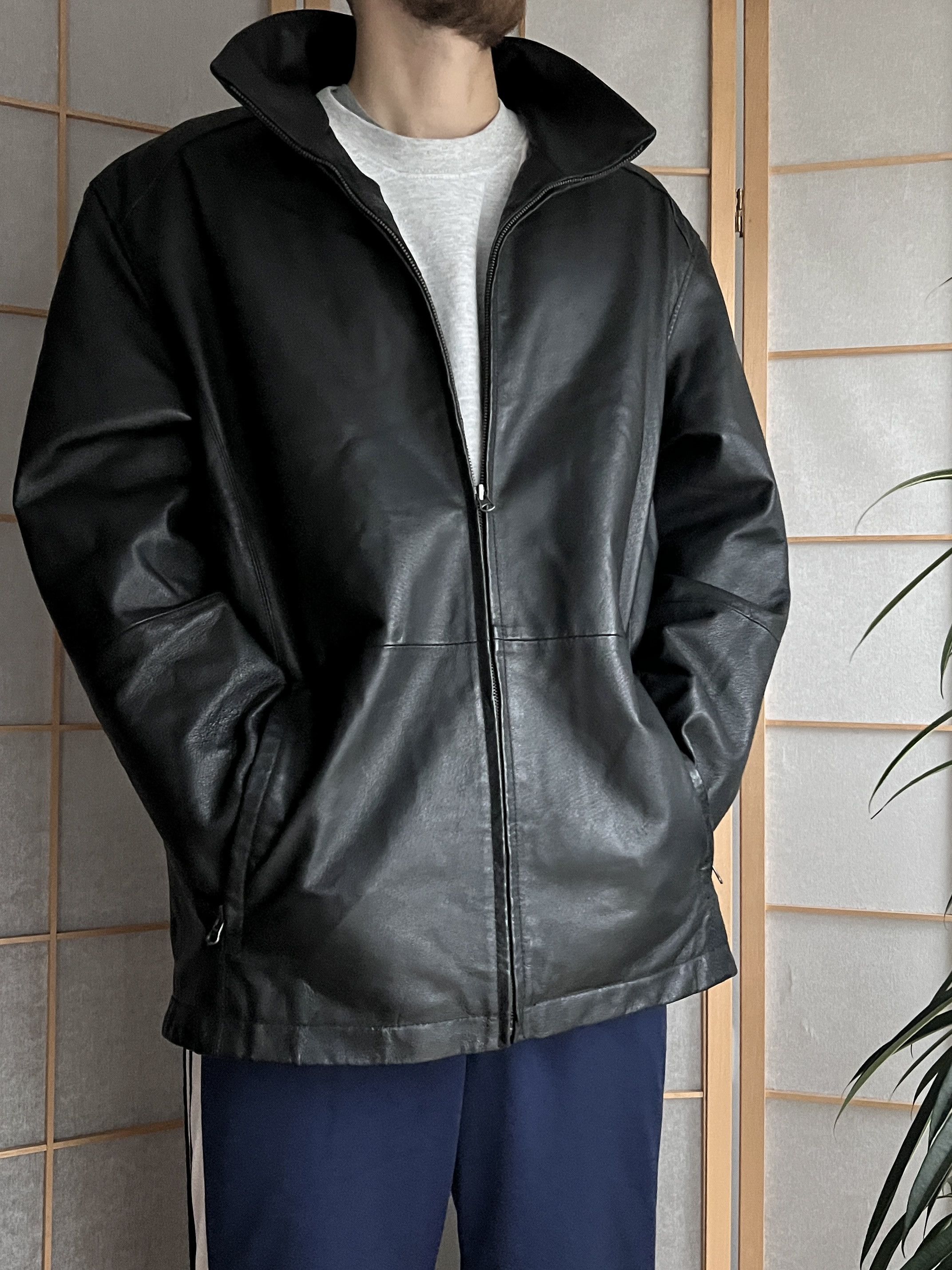Hysteric Glamour VTG 1990s soft leather jacket coat opium japanese baggy boxy Size US XL / EU 56 / 4 - 5 Thumbnail