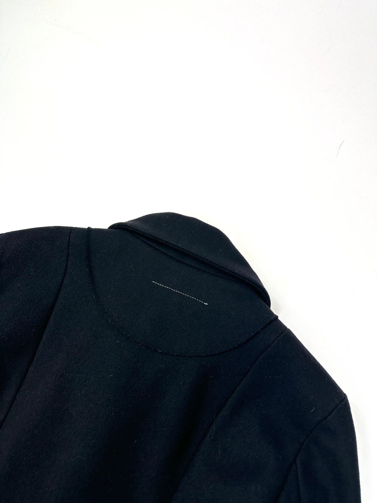 Maison Margiela Margiela Line6 FW06 Black Wool Short Double-Breasted Jacket Size M / US 6-8 / IT 42-44 - 12 Thumbnail