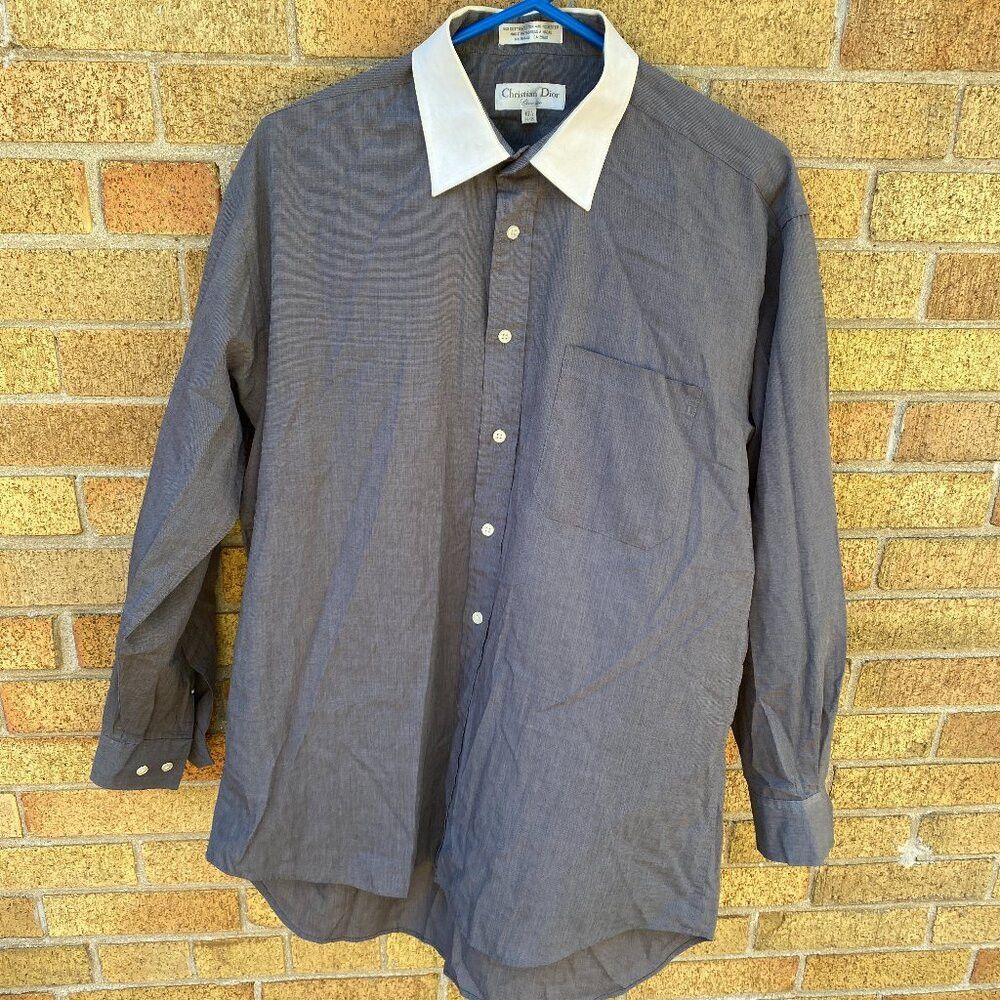 Dior Vintage Christian Dior Chemise Button Up Dress Shirt Kimono Size US L / EU 52-54 / 3 - 1 Thumbnail