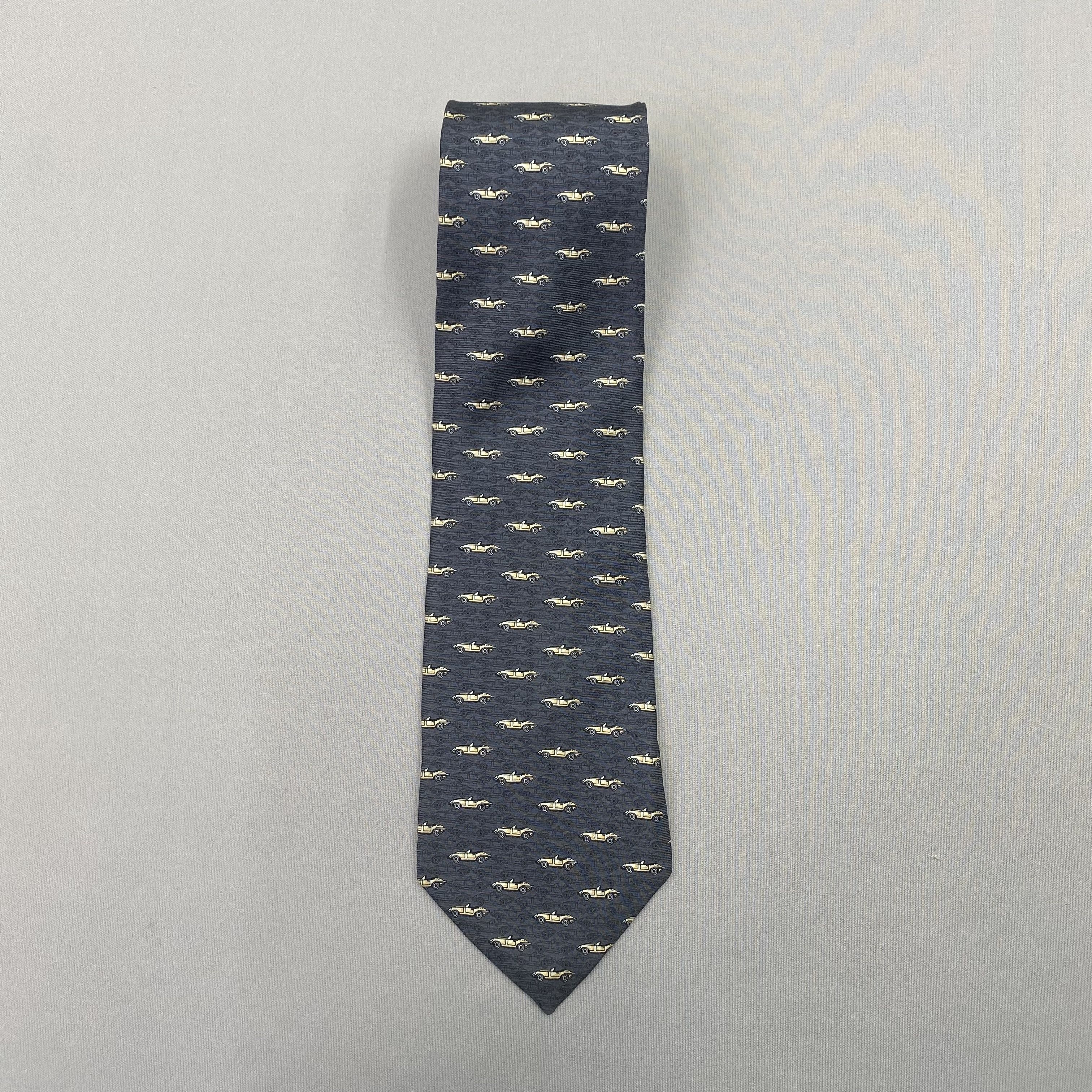 Carven Vintage Carven SILK Necktie Cravate Pure Silk Neck Tie Size ONE SIZE - 3 Thumbnail