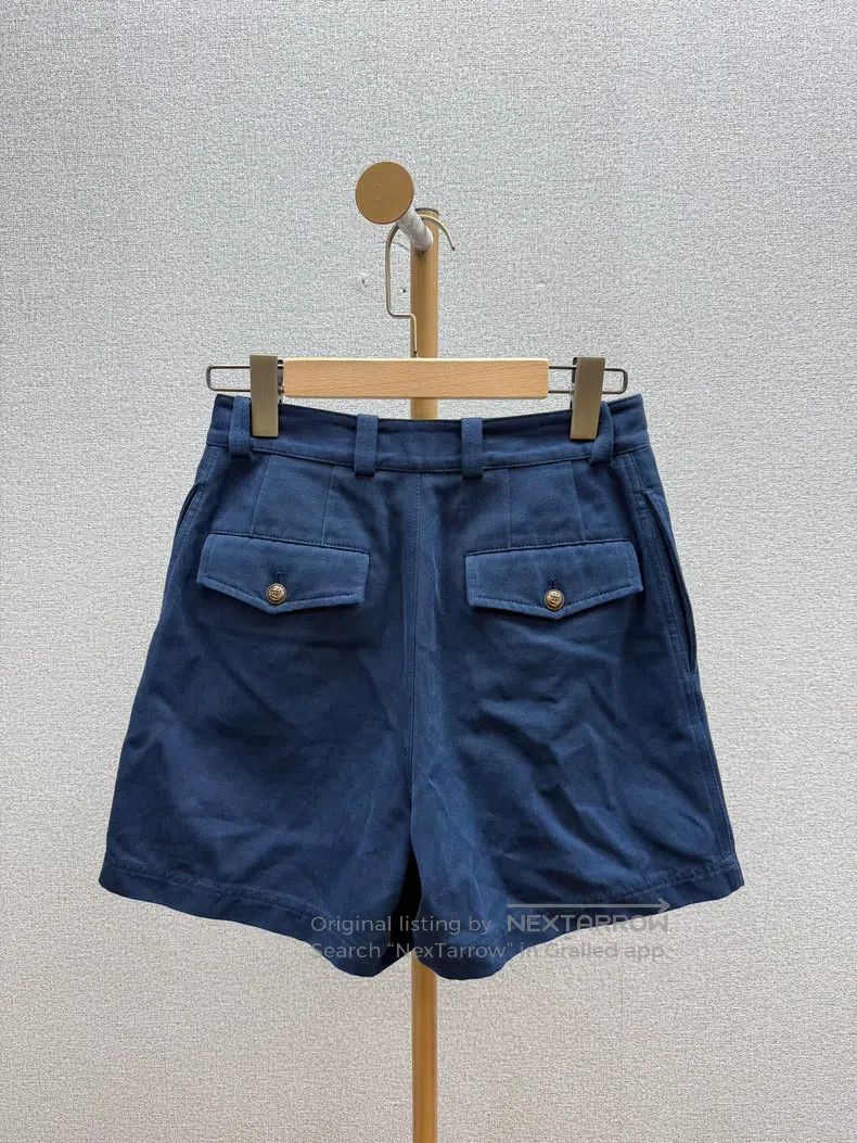 Loro Piana Loro Piana Navy blue shorts Size 25" / US 0 / IT 36 - 2 Thumbnail
