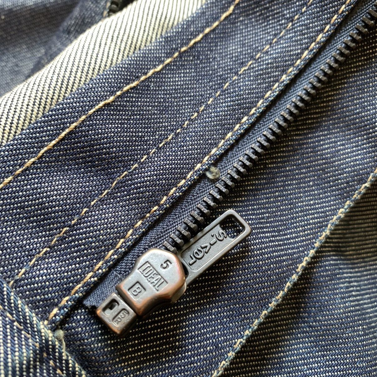 Levi's Vtg 90s Levi's Engineered Trucker Jeans Asymmetrical Size L / US 10 / IT 46 - 13 Thumbnail