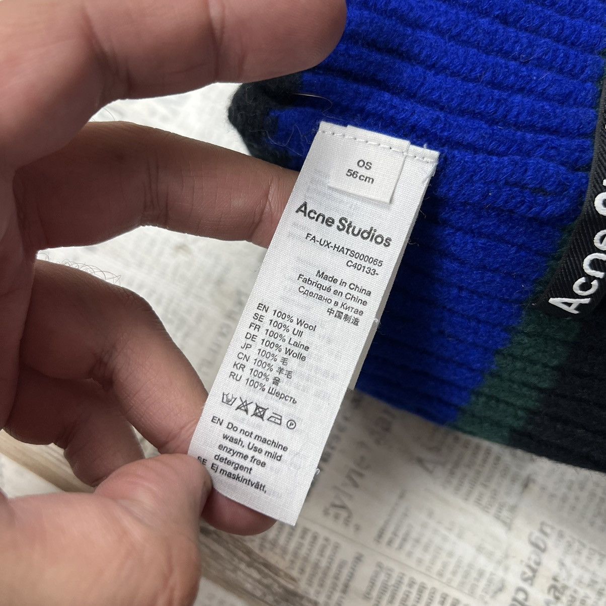 Acne Studios Acne Studios hat beanie Size ONE SIZE - 4 Thumbnail