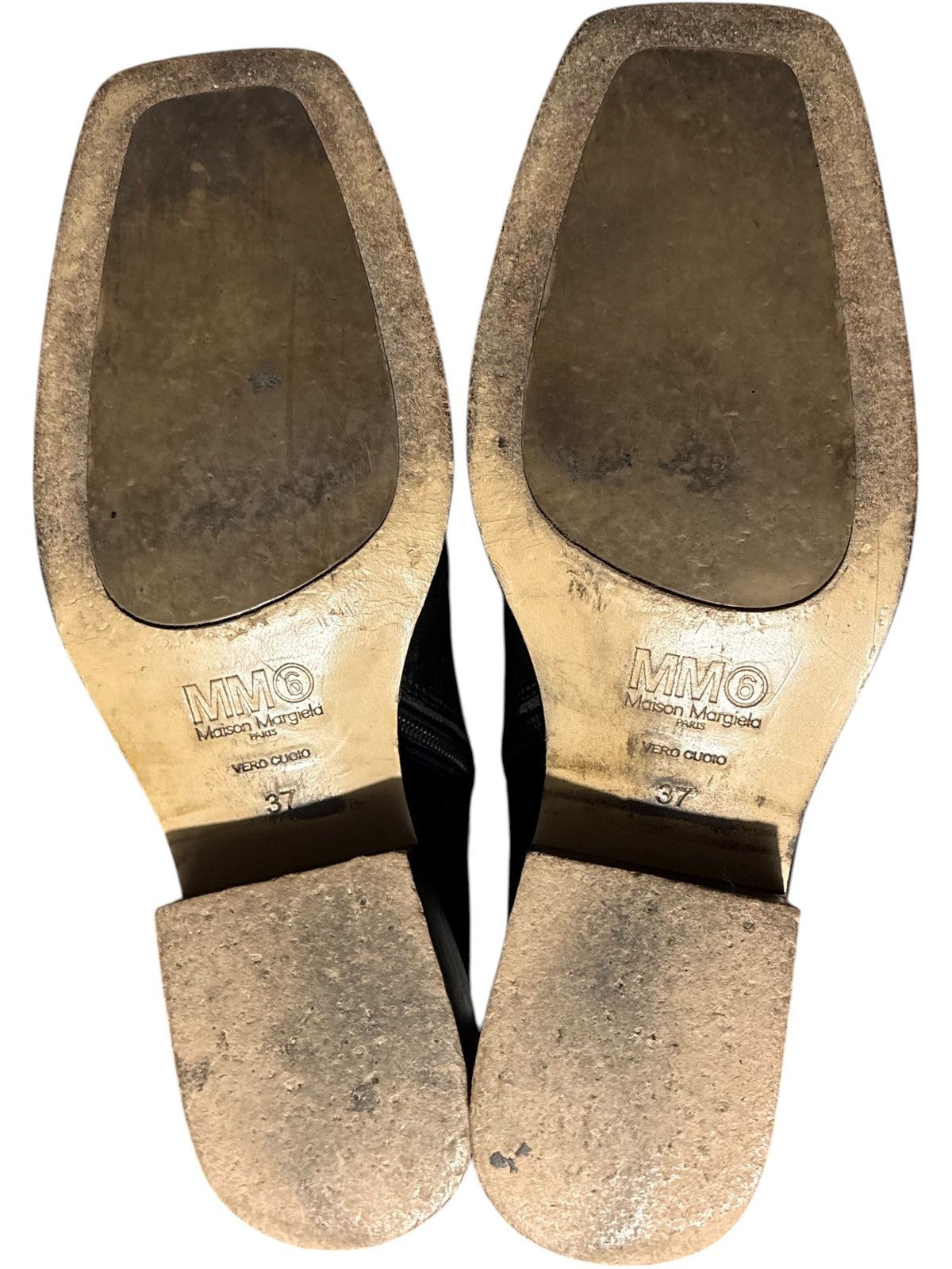 Maison Margiela 6.5 Margiela MM6 Cowboy Boots Ankle Zip Biker moto engineer Size US 6.5 / EU 39-40 - 5 Thumbnail