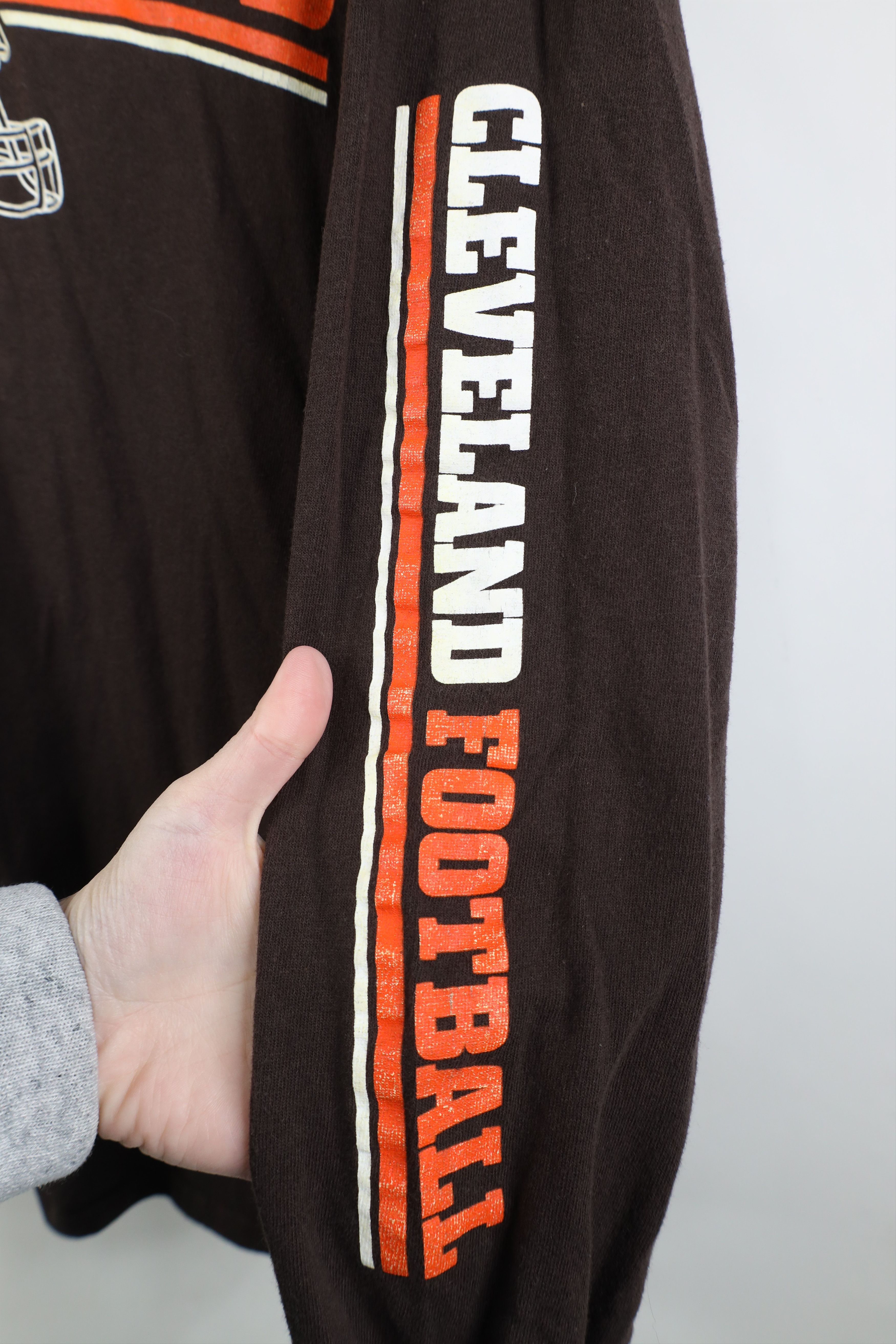 Majestic Vintage Majestic Browns Football Long Sleeve T-Shirt Brown Size US L / EU 52-54 / 3 - 7 Thumbnail