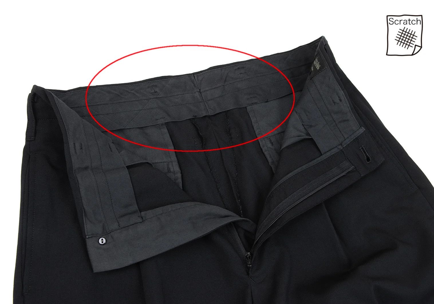 Jean Paul Gaultier Wool Tuck Tapered Pants in Black Size 50 Size US 34 / EU 50 - 6 Thumbnail