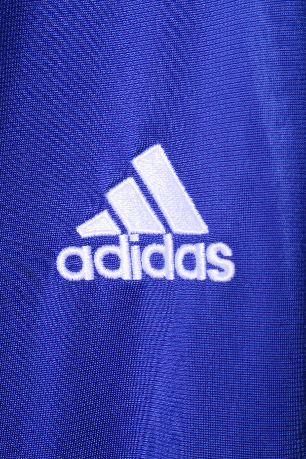Adidas Adidas Men 42/44 XL Sweatshirt Blue Shiny Vintage 7539 Size US XL / EU 56 / 4 - 6 Thumbnail