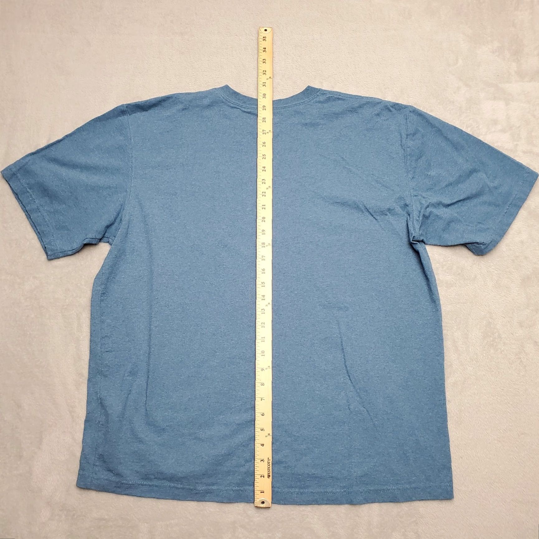 Carhartt Carhartt Shirt Men XL Blue Short Sleeve Crewneck Pocket T Original Fit Size US XL / EU 56 / 4 - 5 Thumbnail