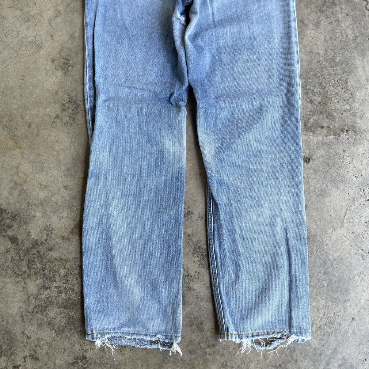 Lee 🔥Vintage Lee Stoned Washed Distress Denim Jeans Size US 27 - 6 Thumbnail