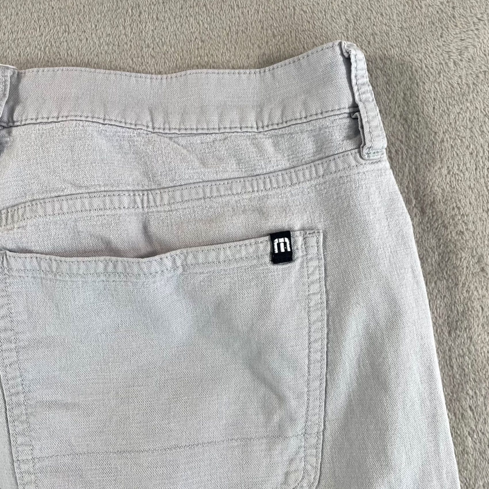 TravisMathew Travis Mathew Trifecta Golf Pants Men 36x30 Grey Performance Chino Size US 36 / EU 52 - 4 Thumbnail