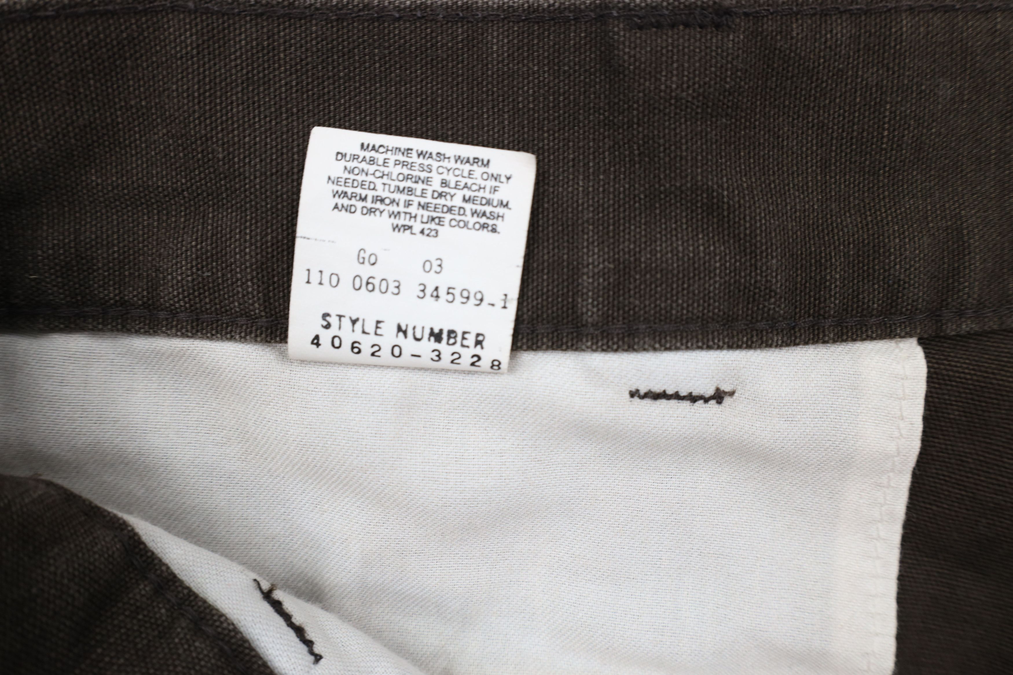 Dockers × Vintage Vintage Y2K Dockers Streetwear Wide Leg Canvas Cargo Pants Size US 40 / EU 56 - 7 Thumbnail