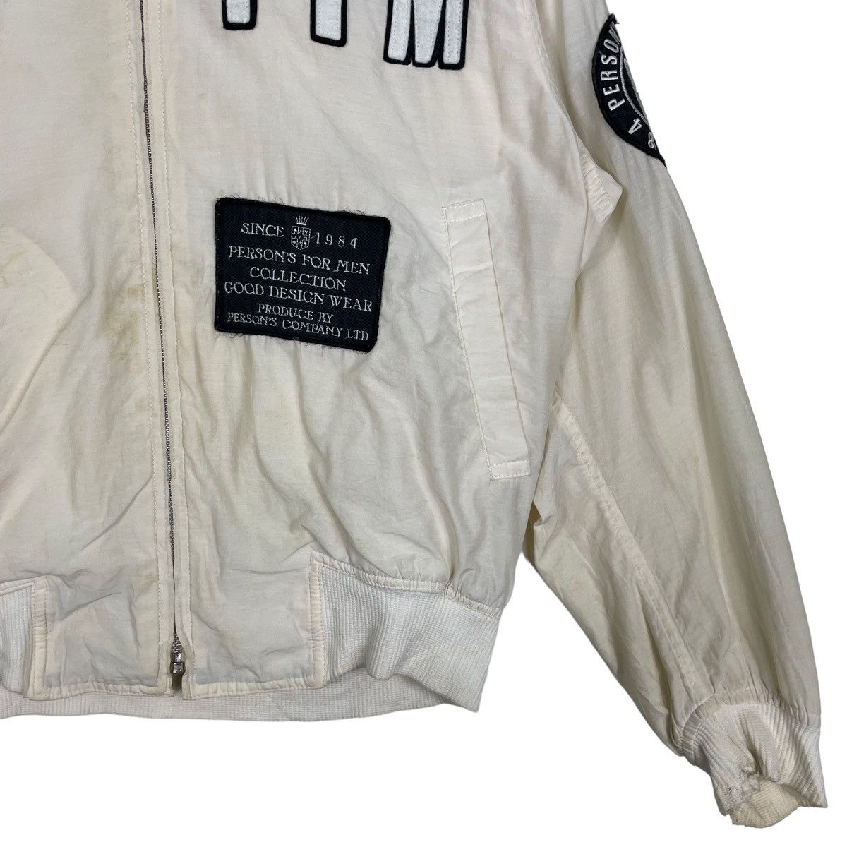 Japanese Brand × PERSON'S 💥PERSONS FOR MEN RIOT BOMBER FLIGHT JACKET Size US L / EU 52-54 / 3 - 4 Thumbnail