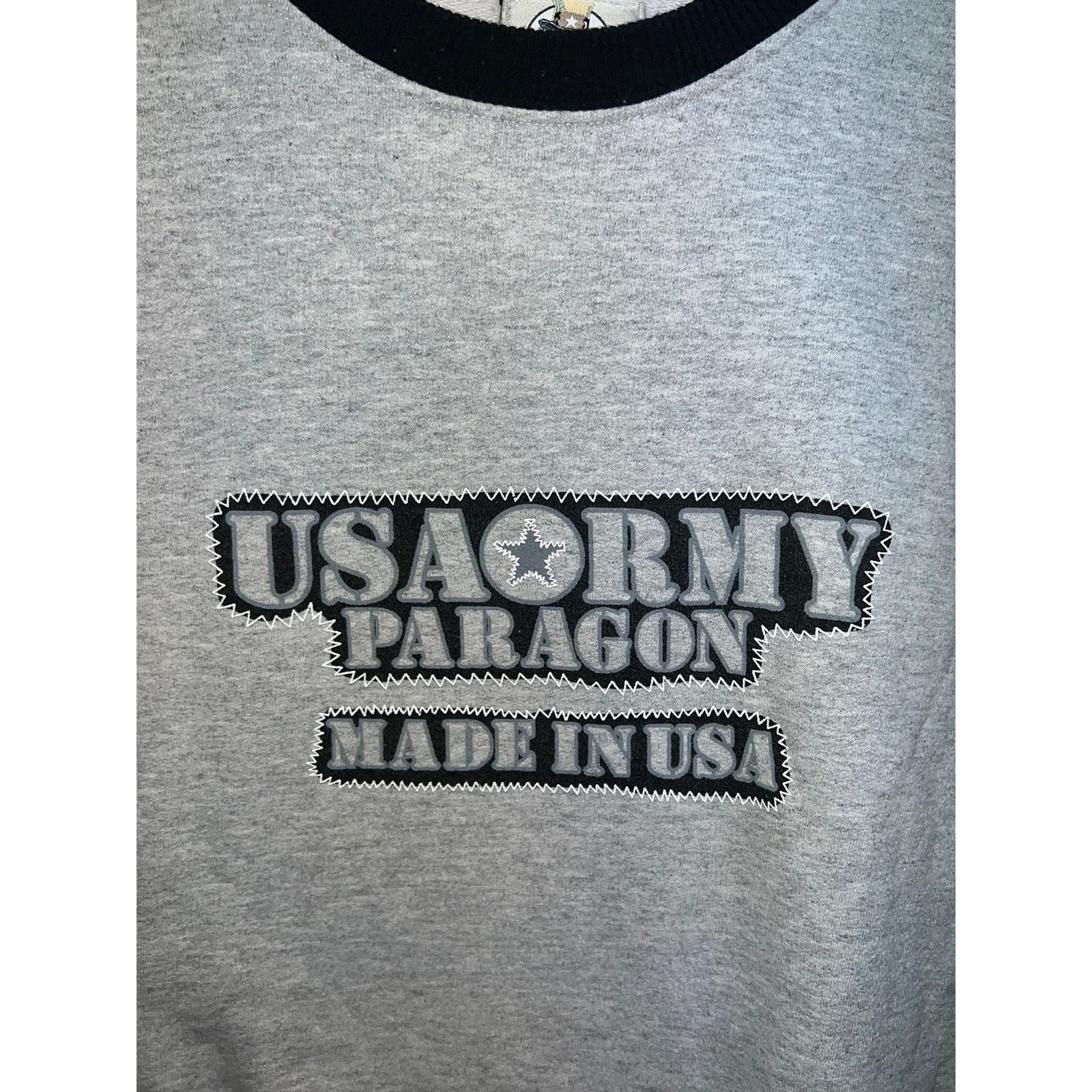 Vintage Vintage US Army Paragon Sweatshirt Military Outpost VTG 90s Size US L / EU 52-54 / 3 - 2 Thumbnail